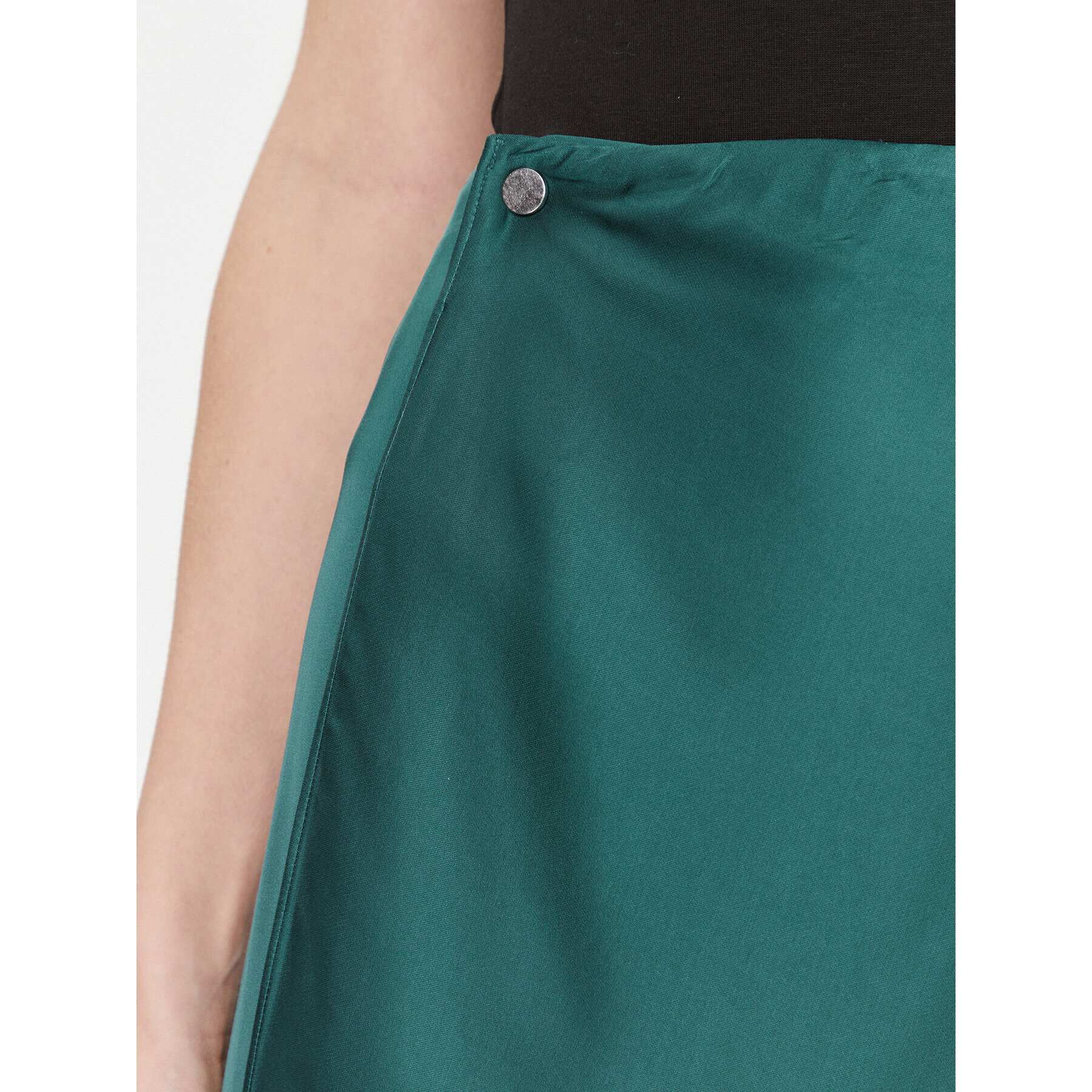 Samsøe Samsøe Fustă midi Victoria Bias F23300149 Verde Regular Fit - Pled.ro