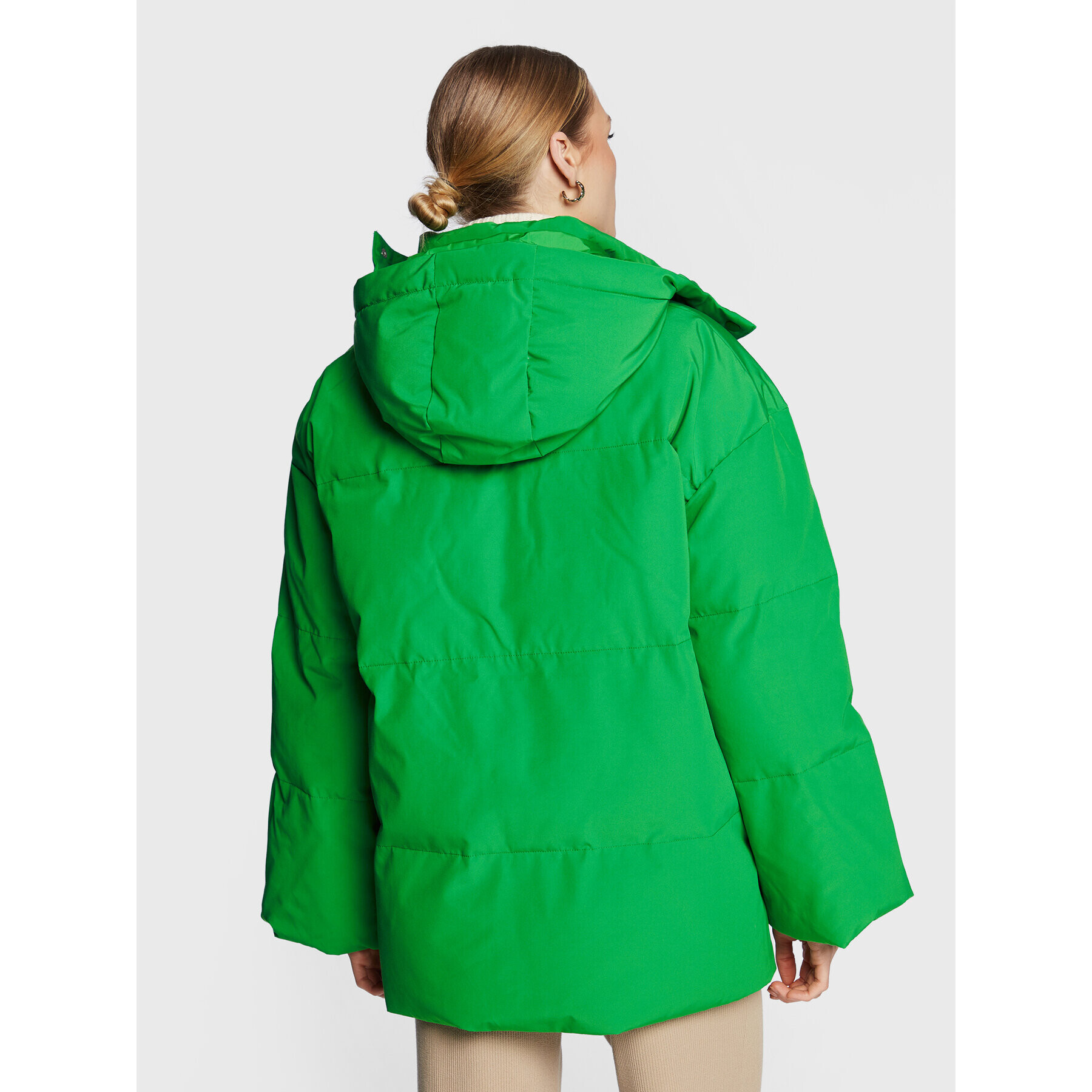 Samsøe Samsøe Geacă din puf Hana F22300136 Verde Relaxed Fit - Pled.ro