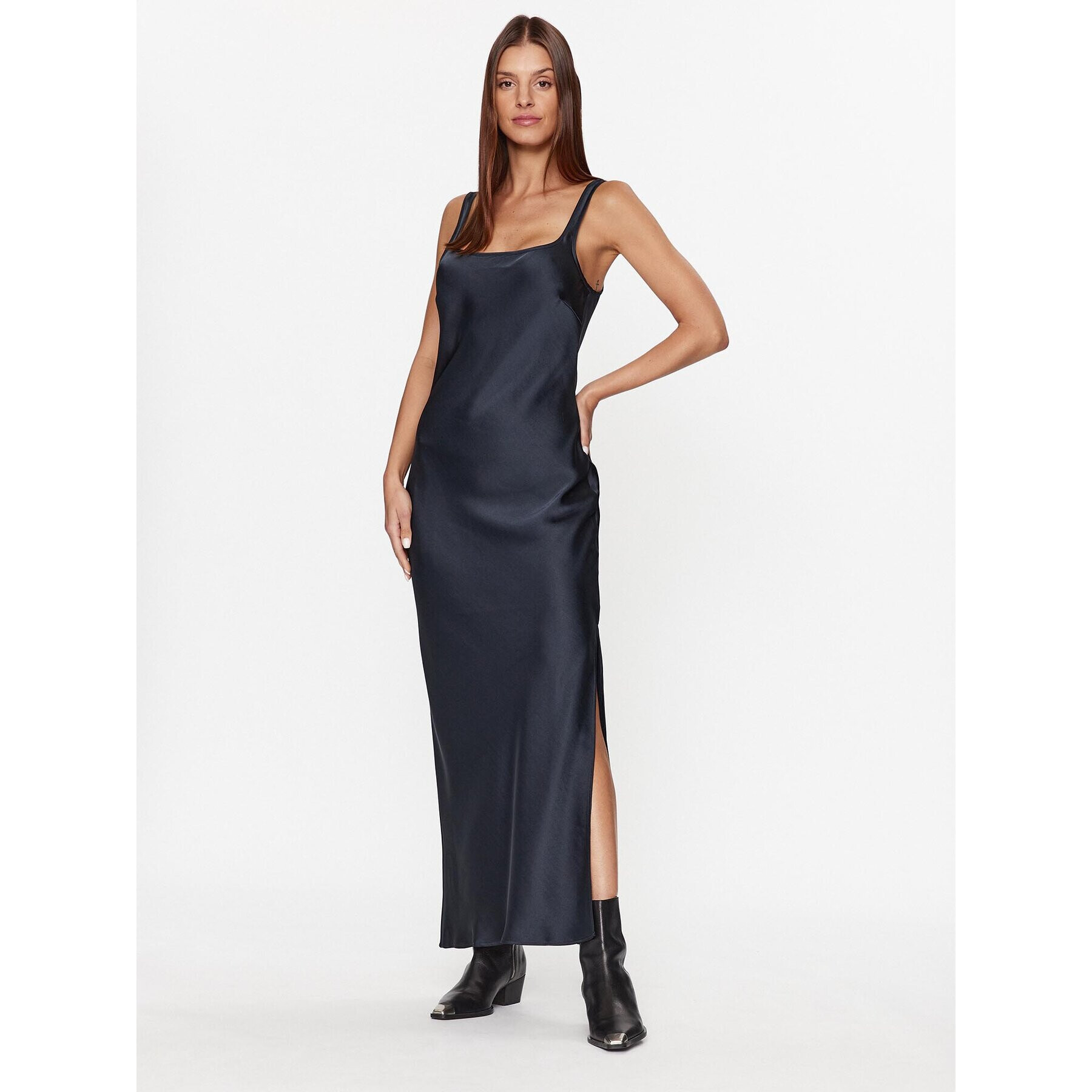 Samsøe Samsøe Rochie cocktail F23100173 Bleumarin Regular Fit - Pled.ro