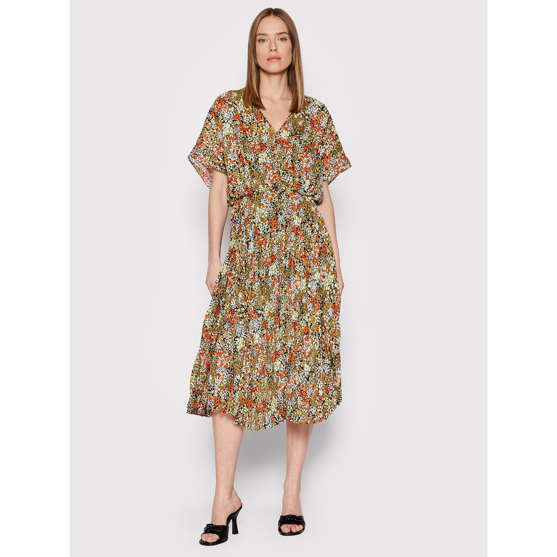 Samsøe Samsøe Rochie de zi Andorothe F22100161 Colorat Relaxed Fit - Pled.ro