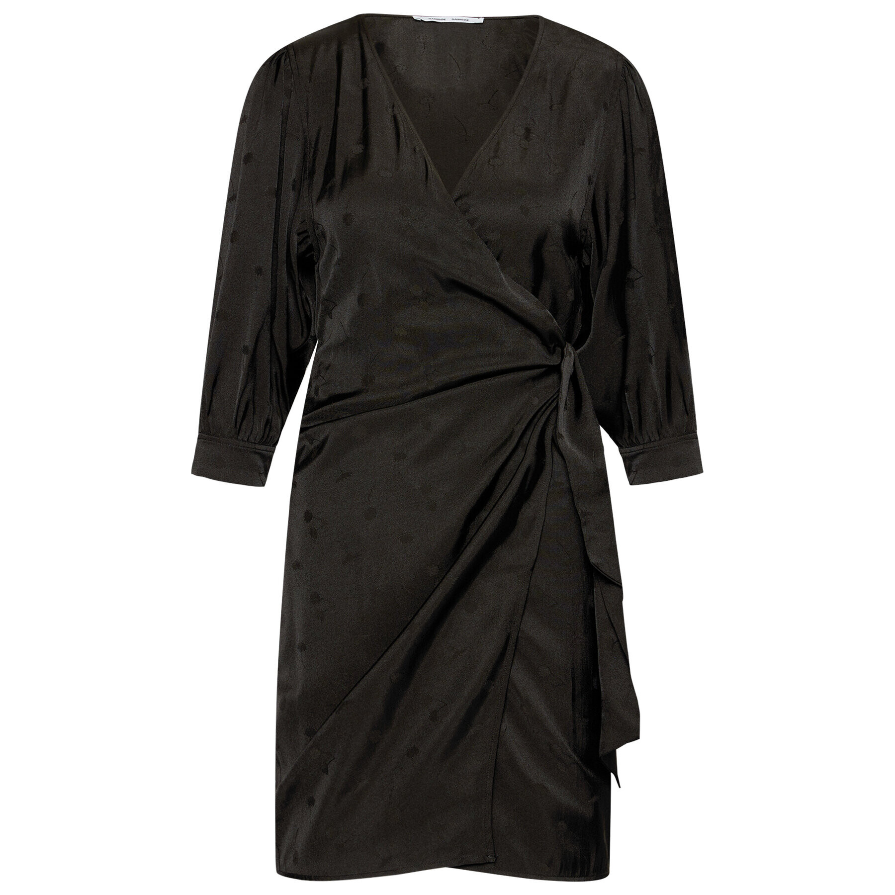 Samsøe Samsøe Rochie de zi Celestina F21200114 Negru Regular Fit - Pled.ro