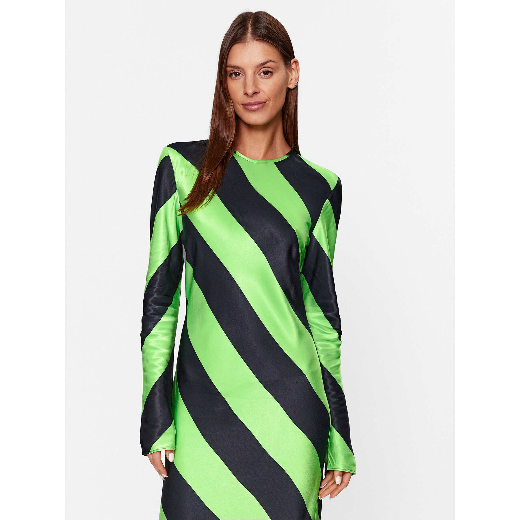 Samsøe Samsøe Rochie de zi F23300064 Verde Regular Fit - Pled.ro