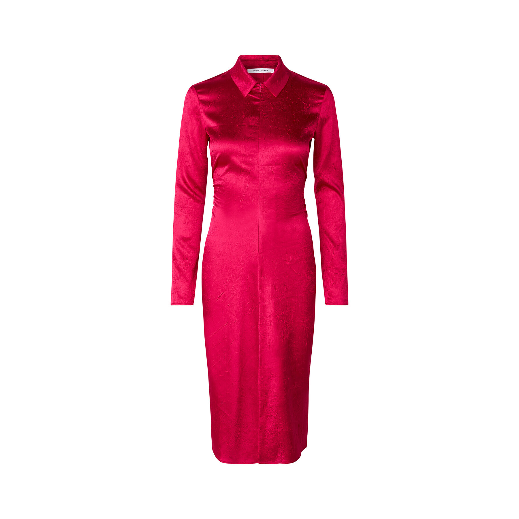 Samsøe Samsøe Rochie tip cămașă Ivana F22400073 Roz Slim Fit - Pled.ro