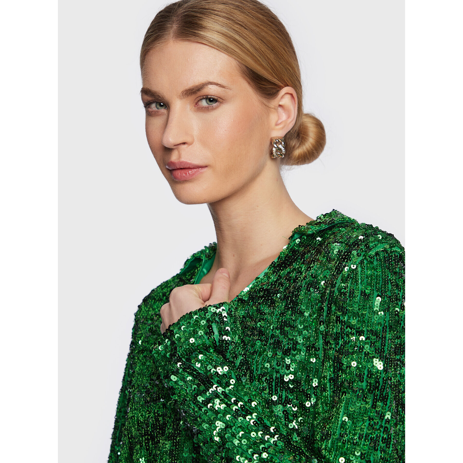 Samsøe Samsøe Rochie cocktail Felicia F22400087 Verde Regular Fit - Pled.ro