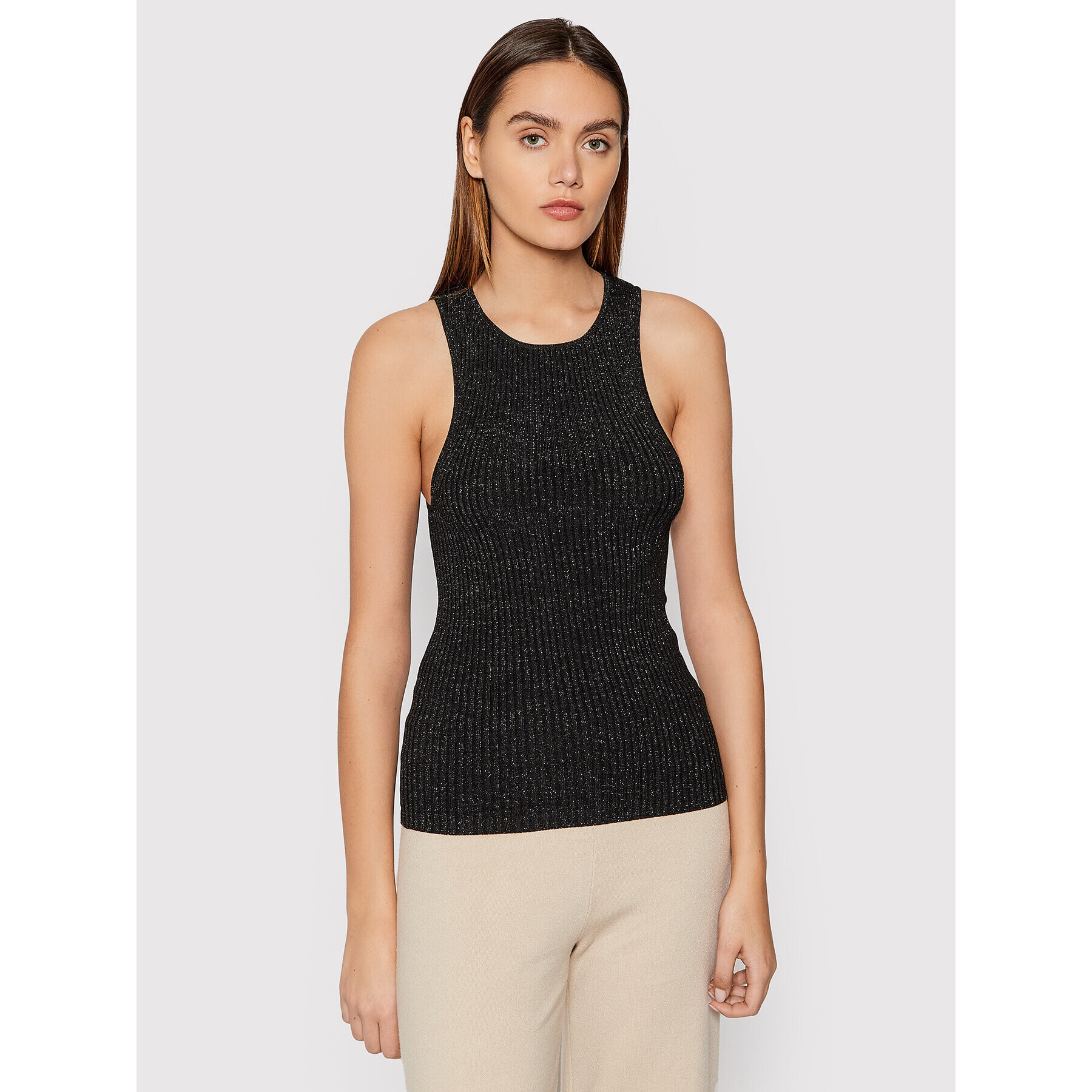 Samsøe Samsøe Top Carey F21400006 Negru Slim Fit - Pled.ro