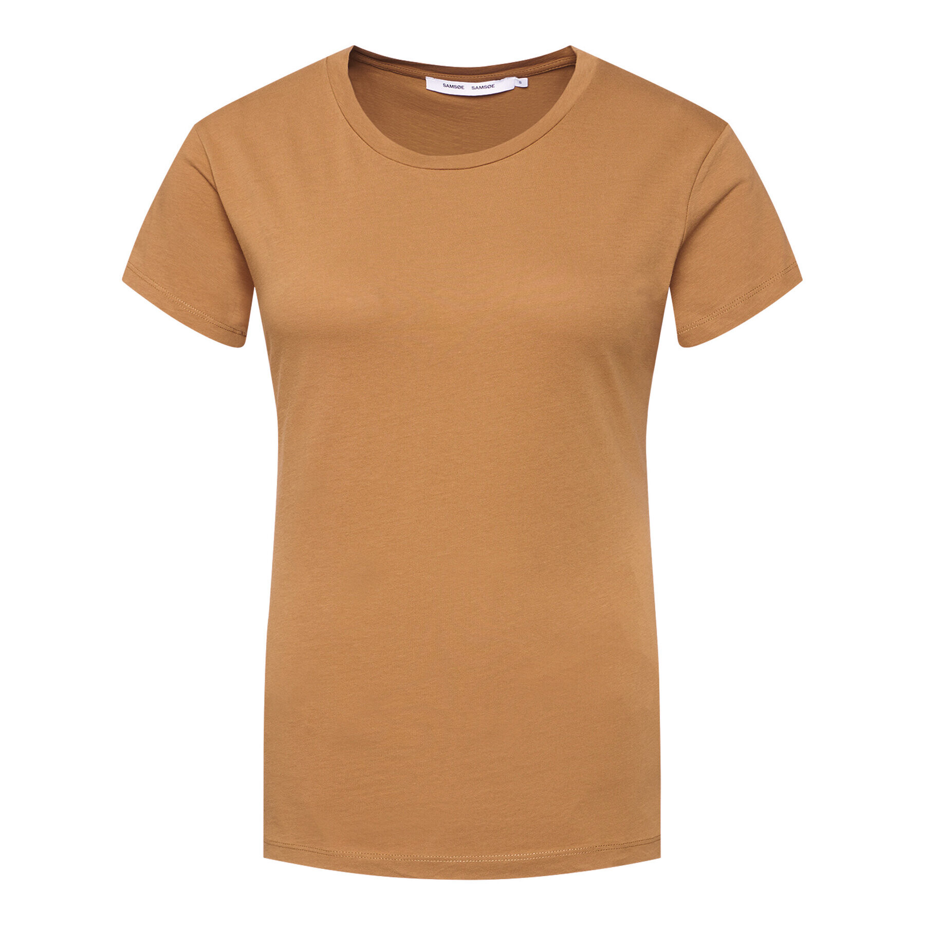 Samsøe Samsøe Tricou Solly Tee Solid 205 F00012050 Maro Regular Fit - Pled.ro