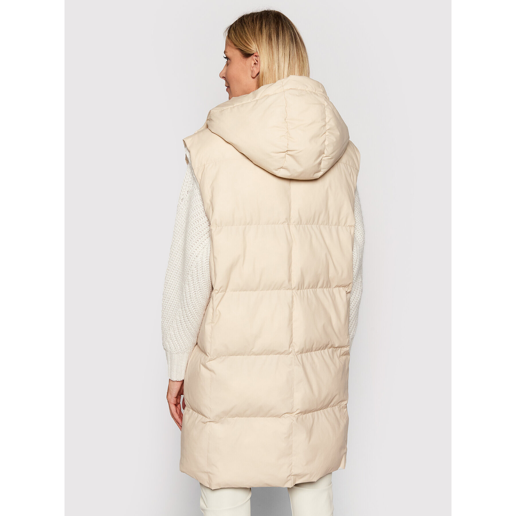 Samsøe Samsøe Vestă Cloud F21300001 Bej Regular Fit - Pled.ro