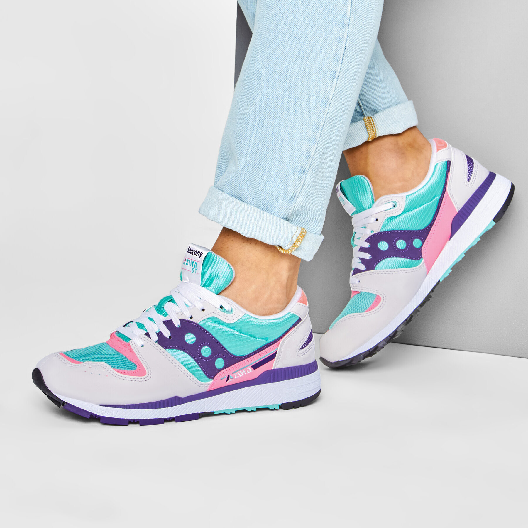 Saucony Sneakers Azura S70437-35 Roz - Pled.ro