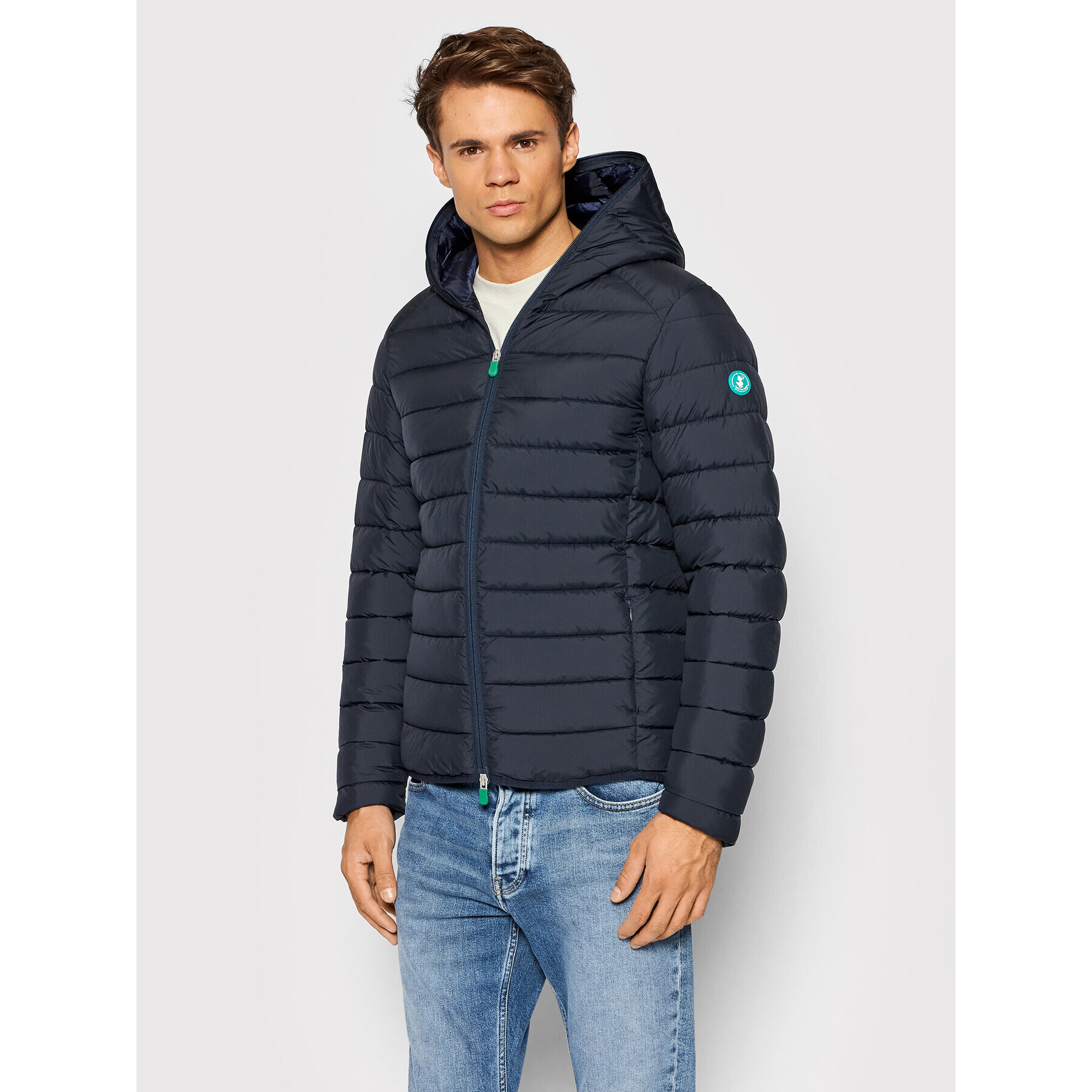 Save The Duck Geacă din puf D30650M RECY13 Bleumarin Regular Fit - Pled.ro