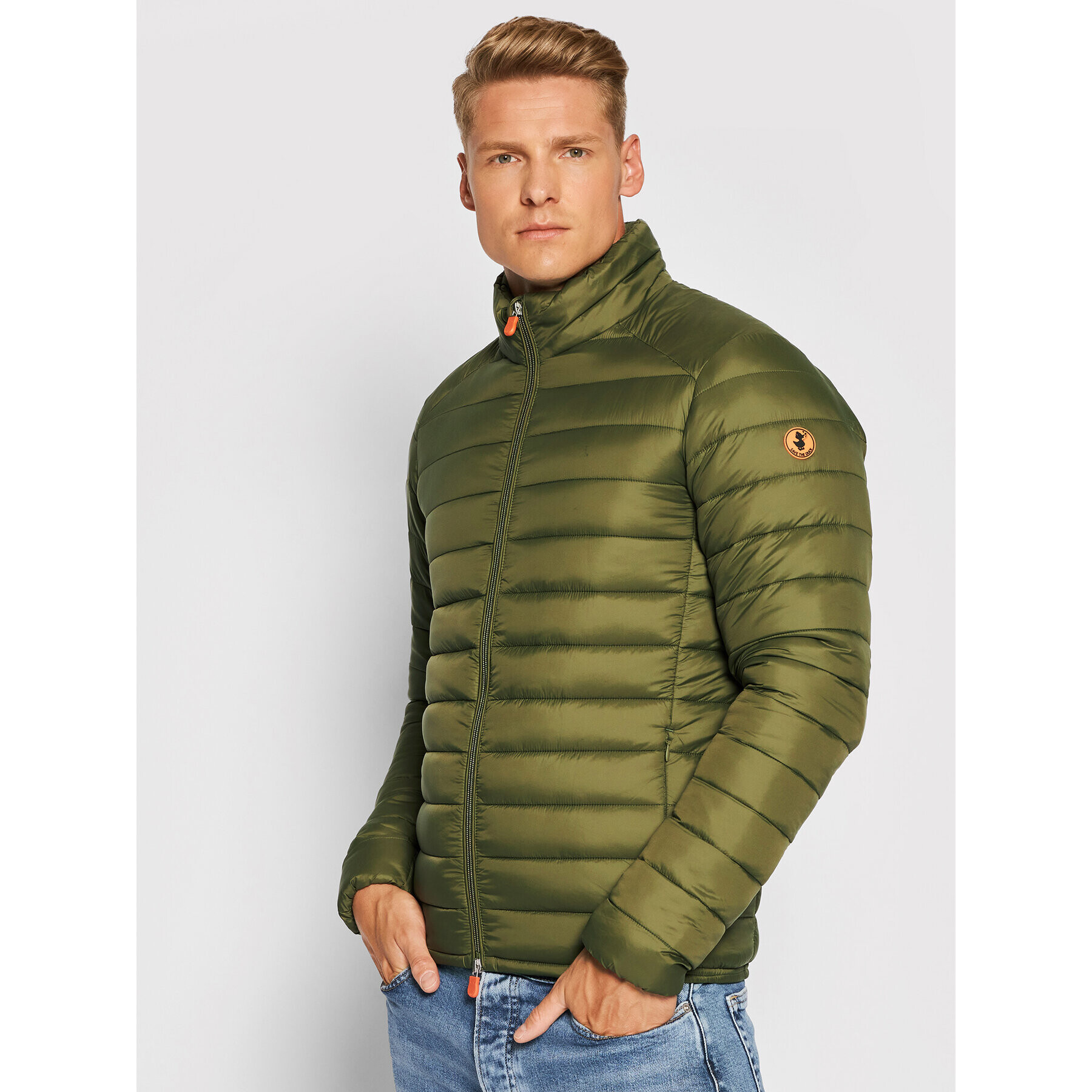 Save The Duck Geacă din puf D32430M GIGA13 Verde Regular Fit - Pled.ro