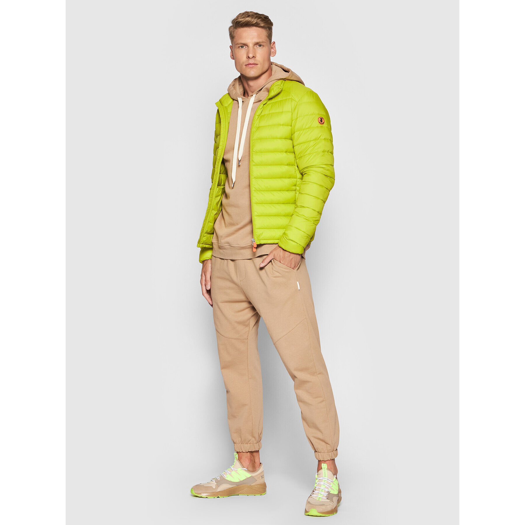 Save The Duck Geacă din puf D32430M GIGA13 Verde Regular Fit - Pled.ro