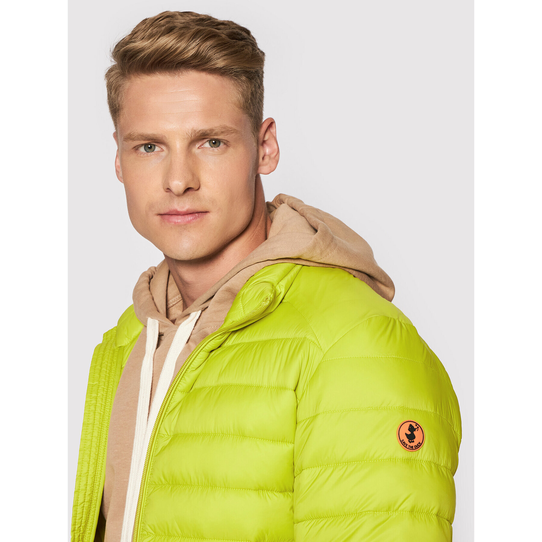 Save The Duck Geacă din puf D32430M GIGA13 Verde Regular Fit - Pled.ro