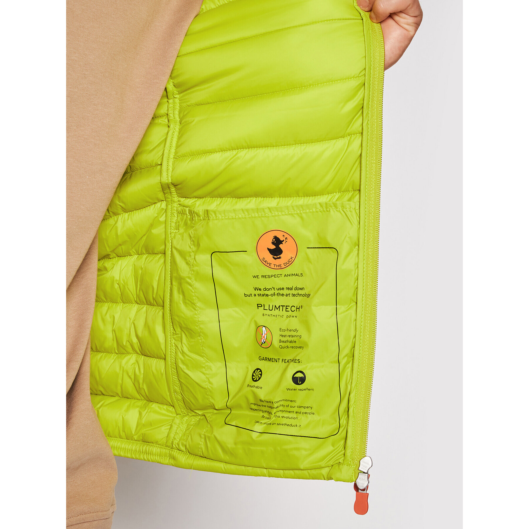 Save The Duck Geacă din puf D32430M GIGA13 Verde Regular Fit - Pled.ro