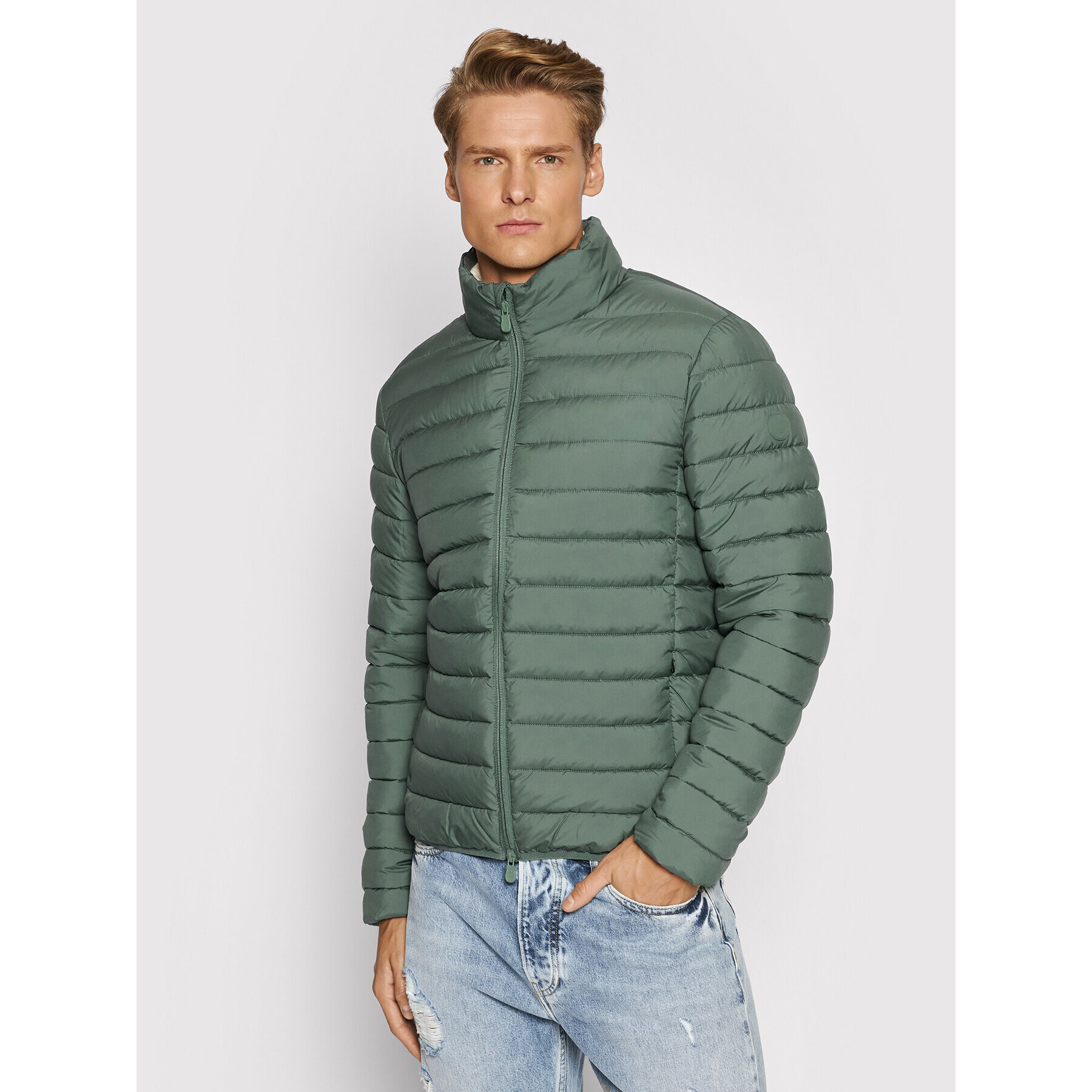 Save The Duck Geacă din puf D32430M MITO13 Verde Regular Fit - Pled.ro