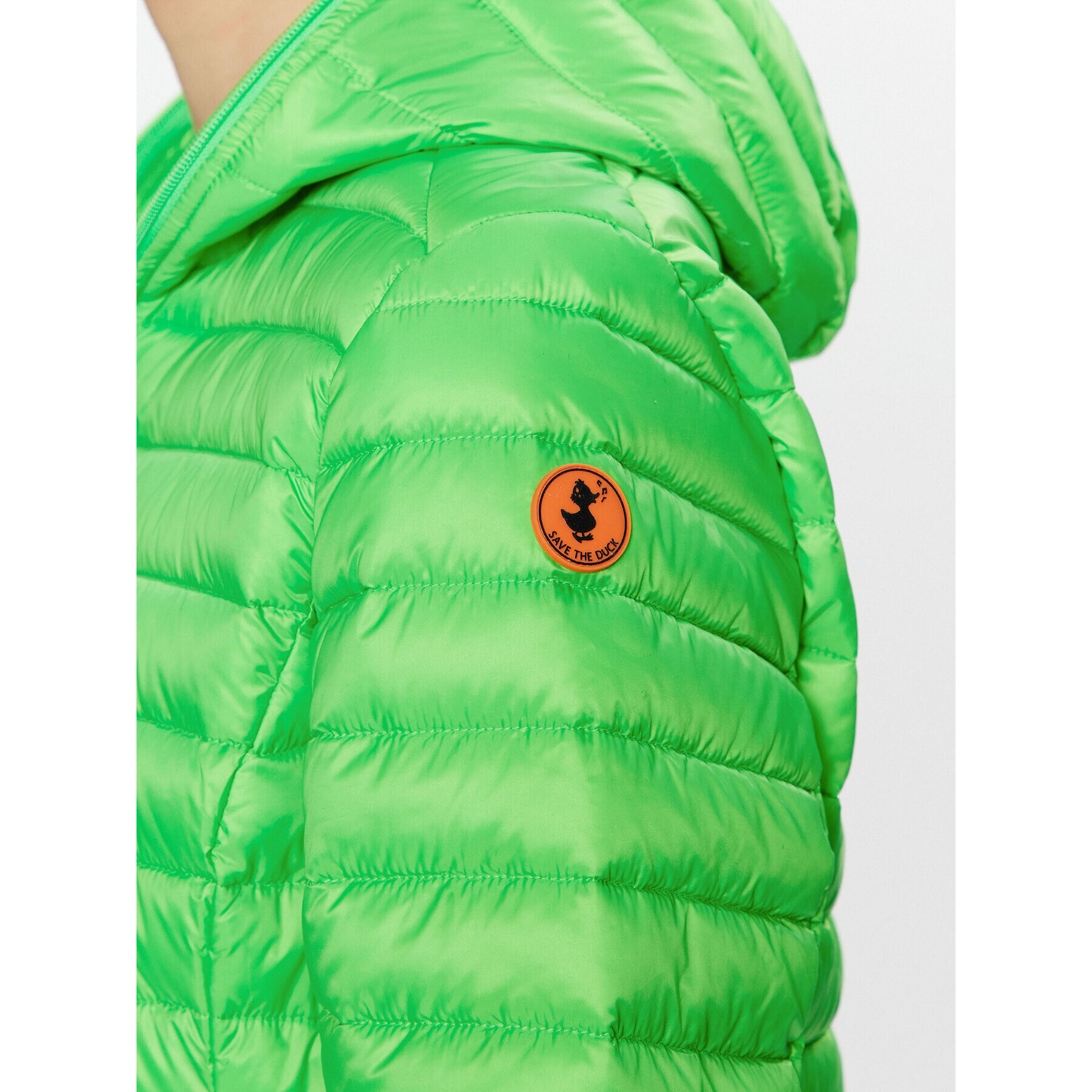 Save The Duck Geacă din puf D33620W FLUO16 Verde Regular Fit - Pled.ro