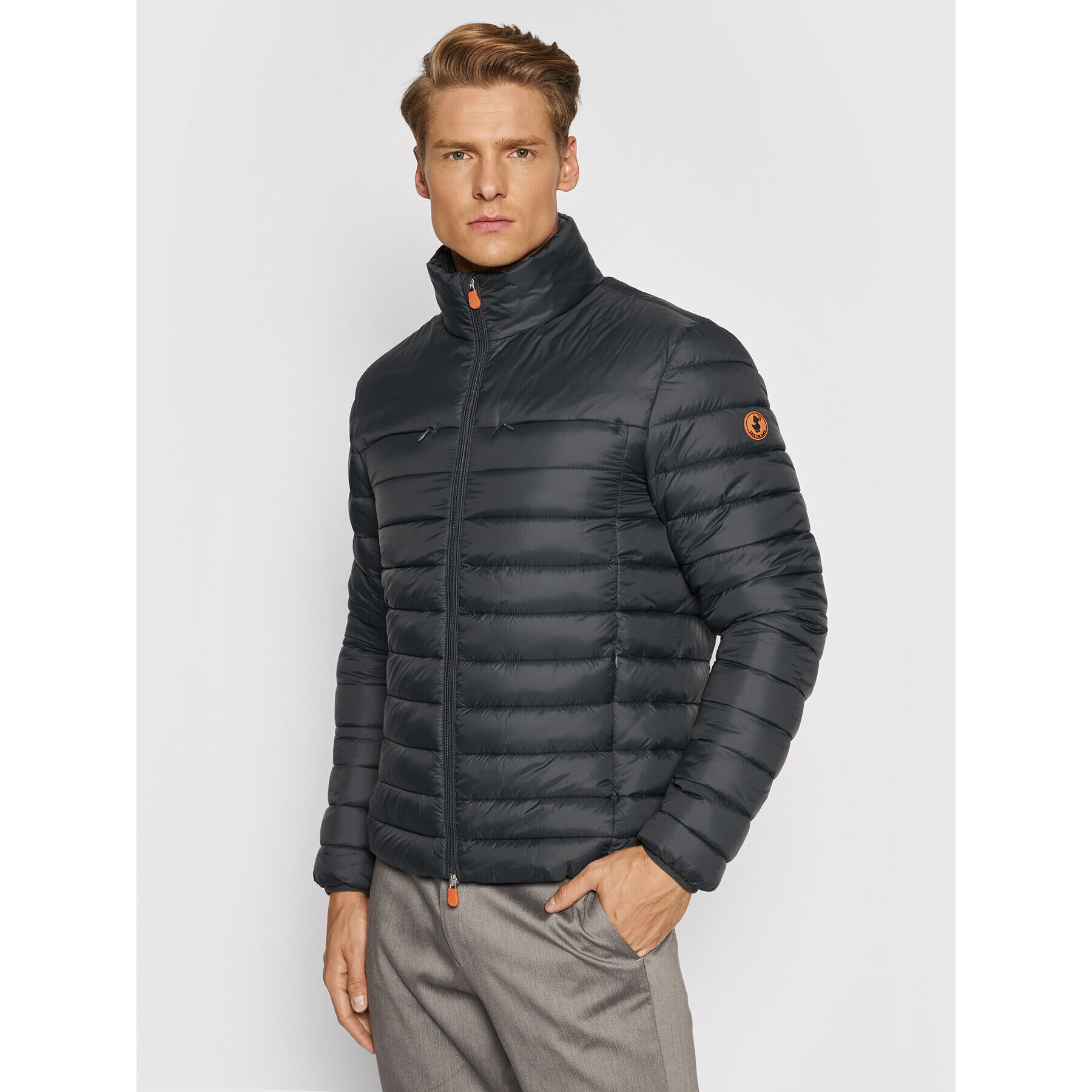 Save The Duck Geacă din puf D38930M GIGA13 Gri Regular Fit - Pled.ro