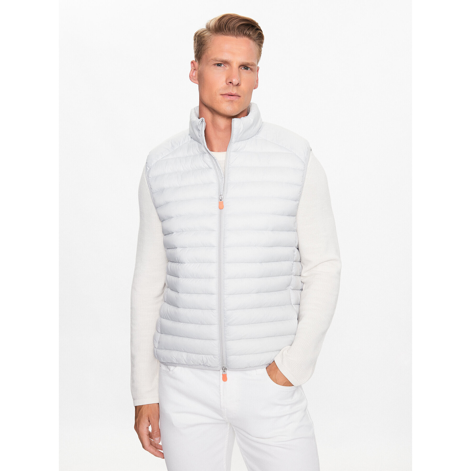 Save The Duck Vestă Adam D82410M GIGA17 Gri Regular Fit - Pled.ro