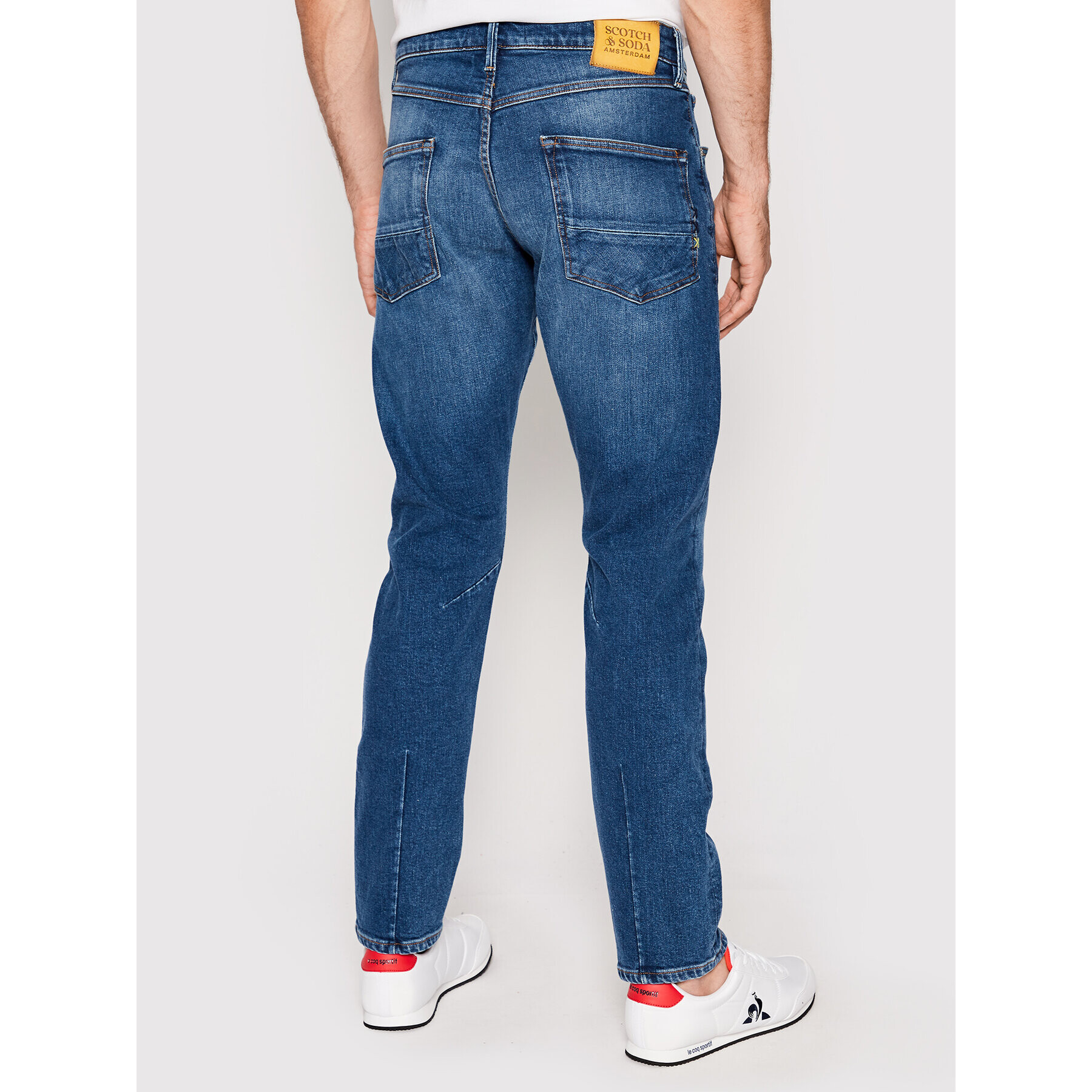 Scotch & Soda Blugi 168419 Albastru Slim Tapered Fit - Pled.ro