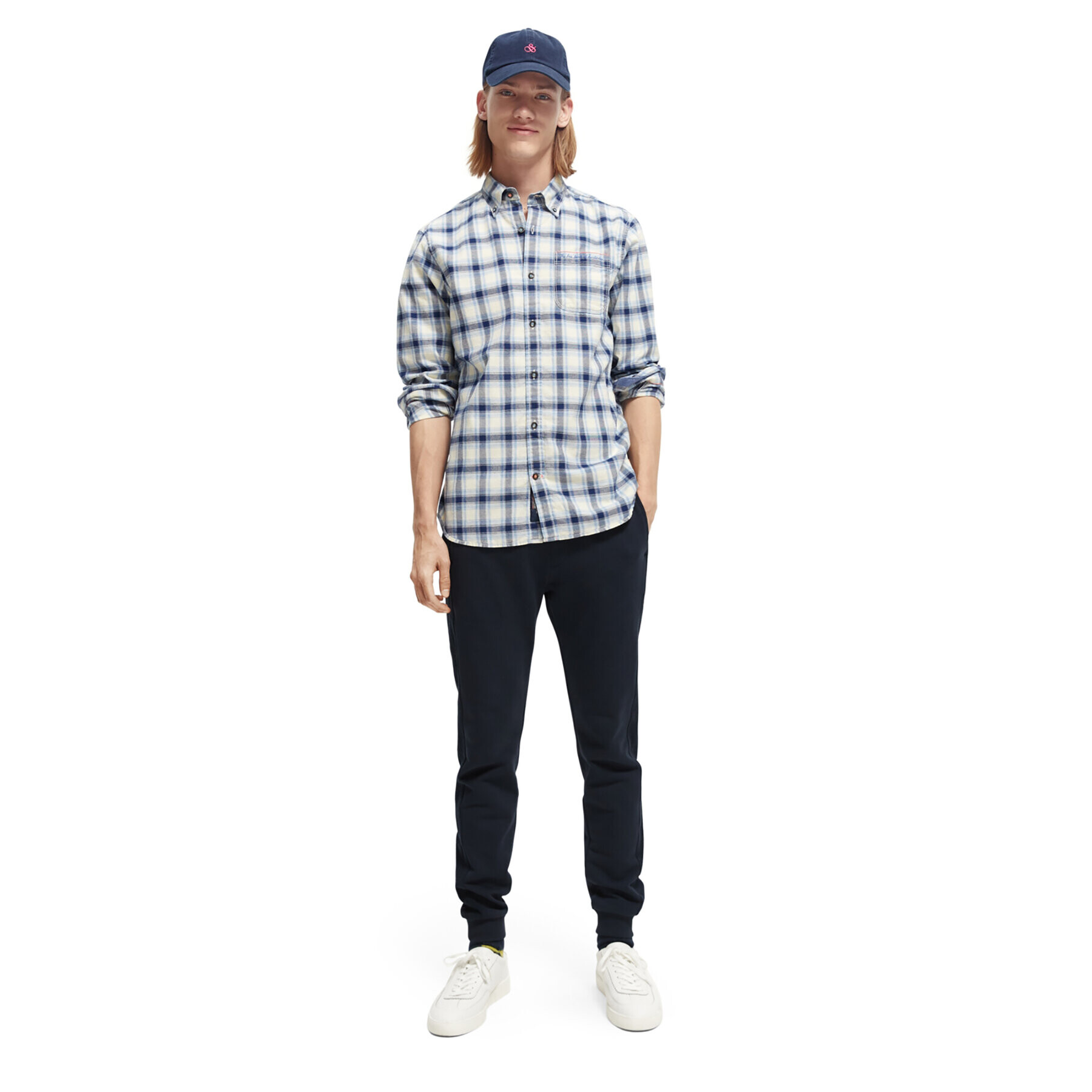 Scotch & Soda Cămașă 169053 Albastru Regular Fit - Pled.ro