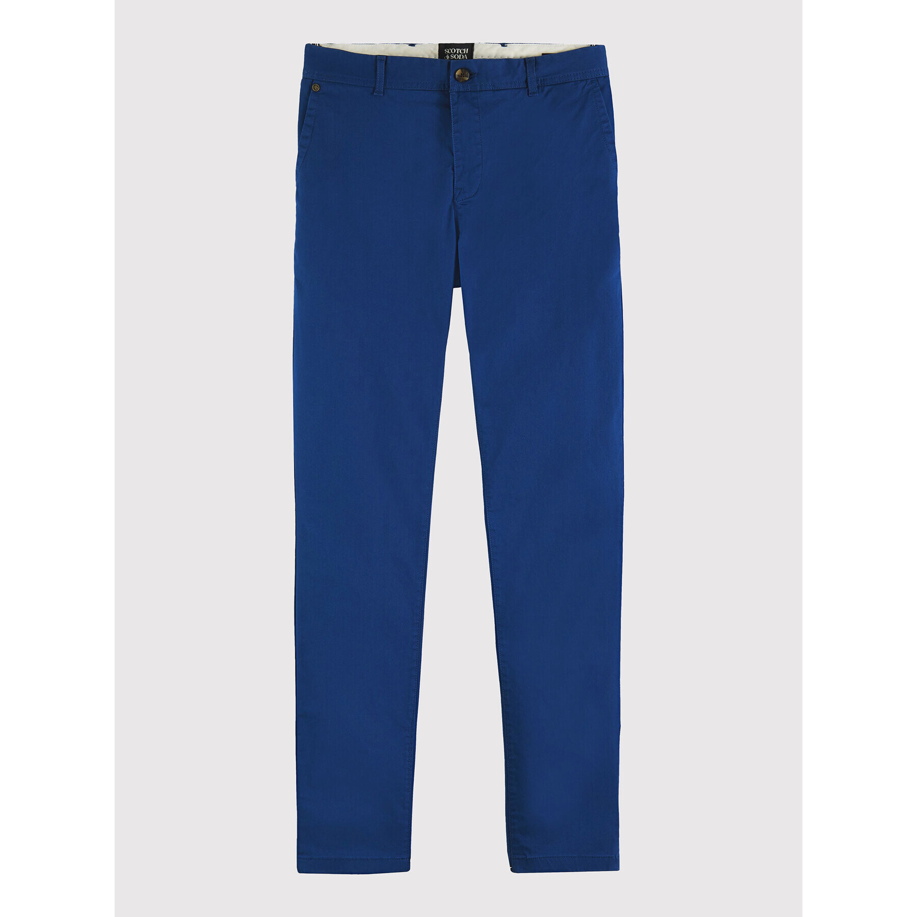 Scotch & Soda Pantaloni chino 167137 Bleumarin Slim Fit - Pled.ro