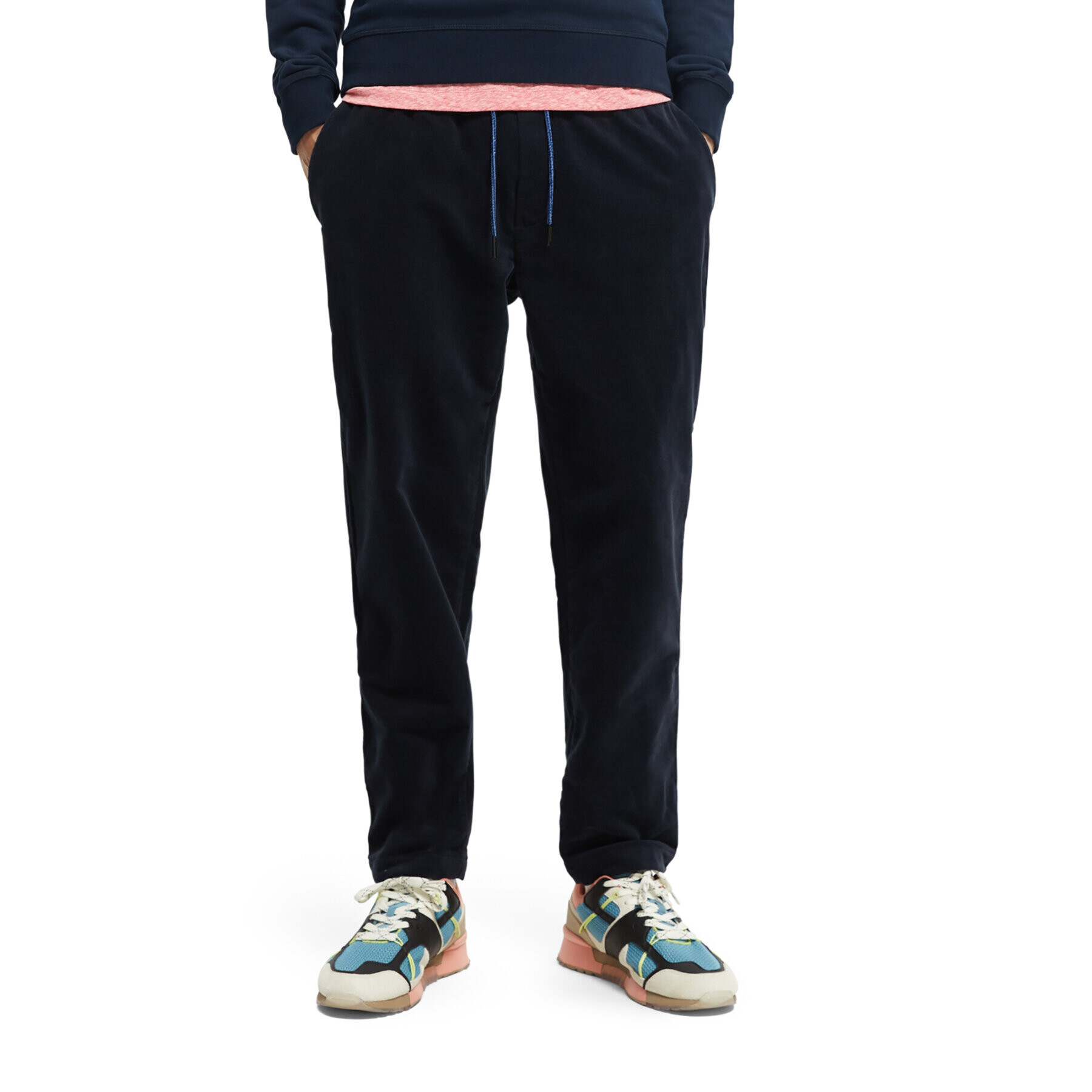 Scotch & Soda Pantaloni din material 169851 Bleumarin Perfect Fit - Pled.ro