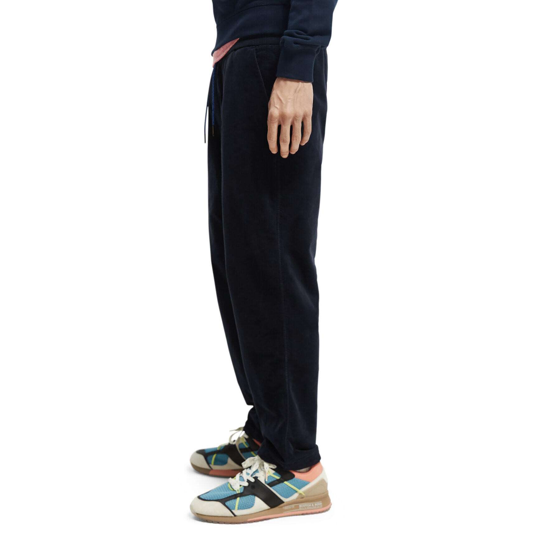 Scotch & Soda Pantaloni din material 169851 Bleumarin Perfect Fit - Pled.ro