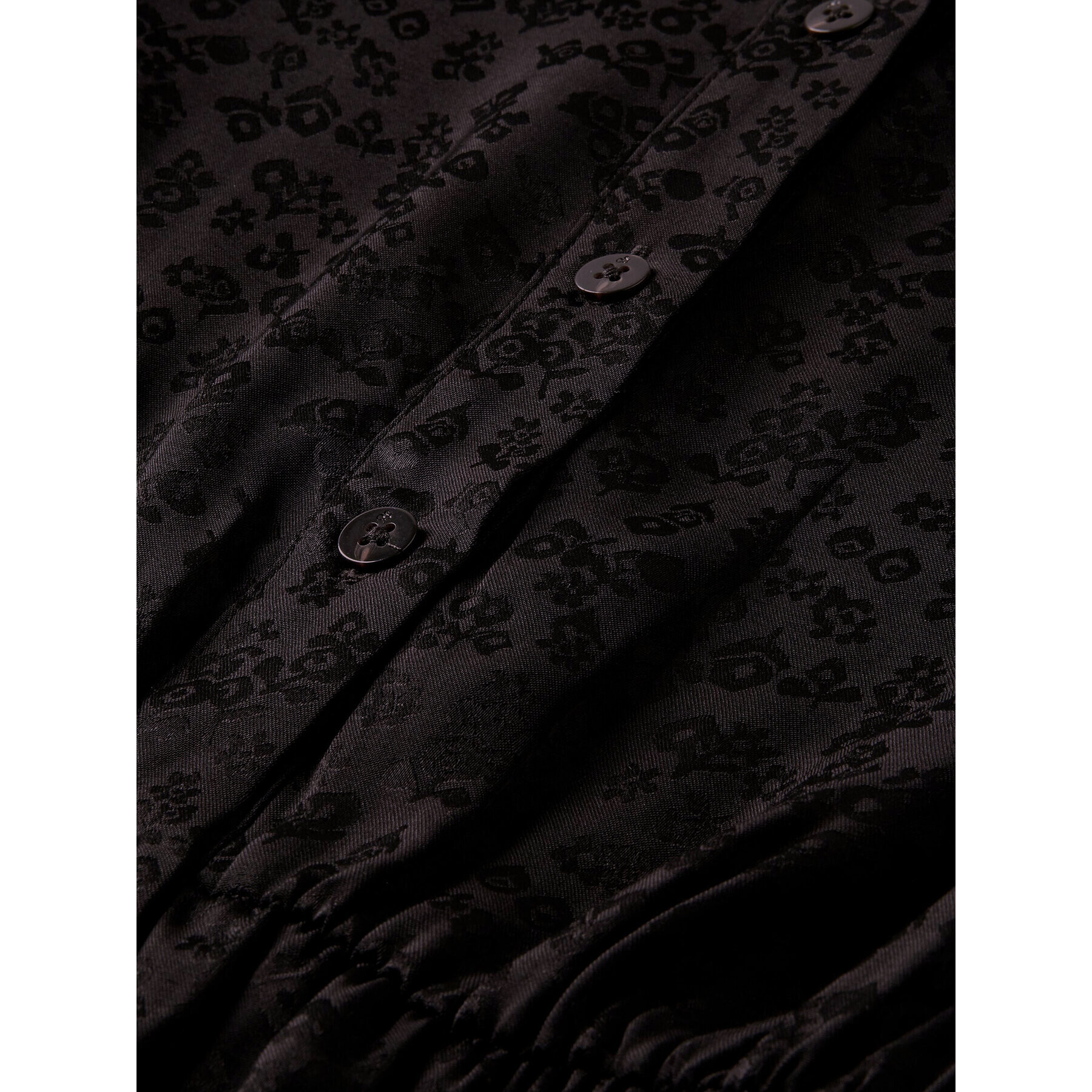 Scotch & Soda Rochie tip cămașă 168674 Negru Relaxed Fit - Pled.ro