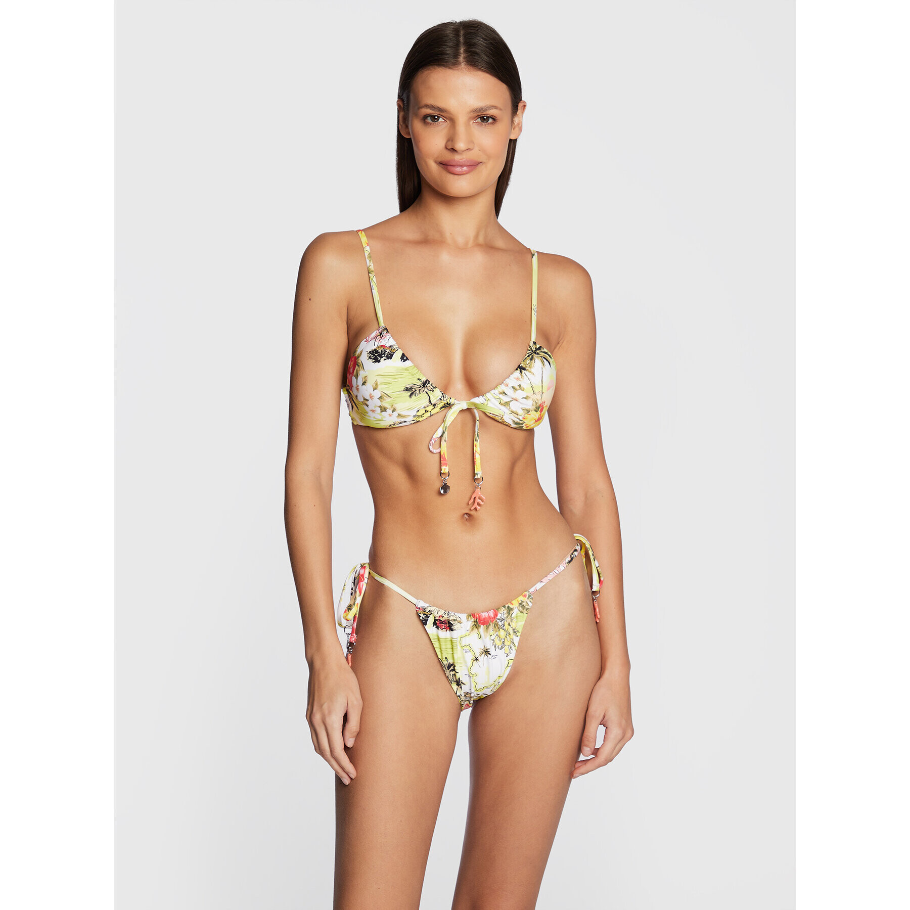 Seafolly Bikini partea de jos Coast To Coast 40687-913 Verde - Pled.ro