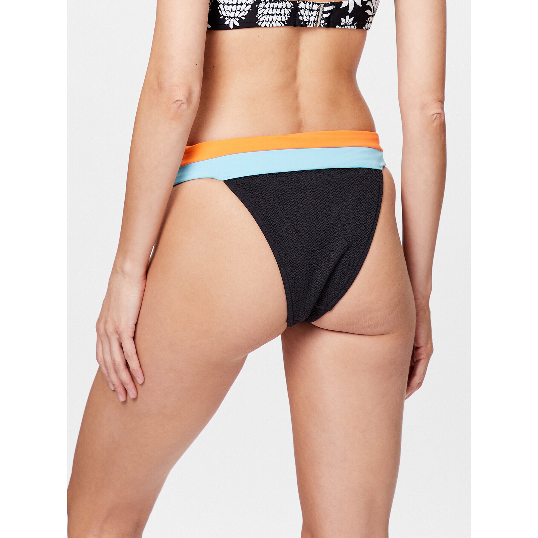 Seafolly Bikini partea de jos Slice Of Splice 40695-990 Negru - Pled.ro