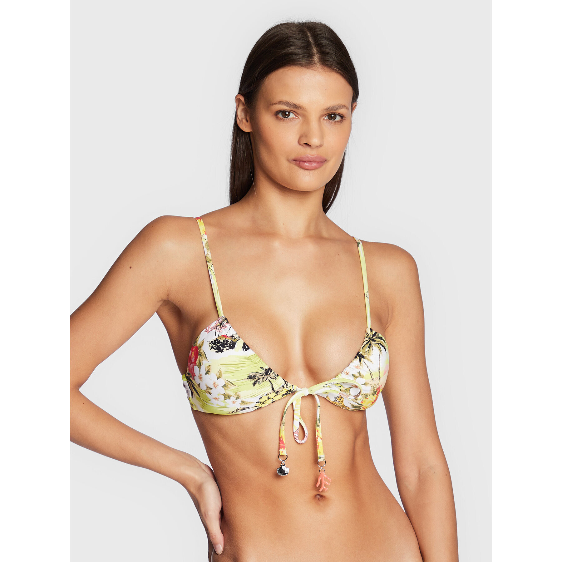 Seafolly Bikini partea de sus Coast To Coast 31393-913 Verde - Pled.ro