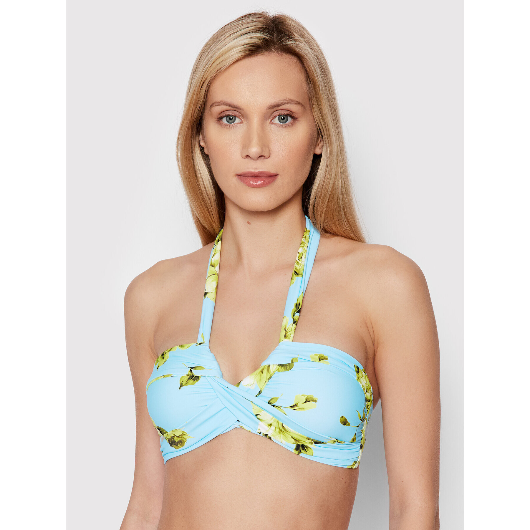 Seafolly Bikini partea de sus Full Bloom 33816-932 Albastru - Pled.ro