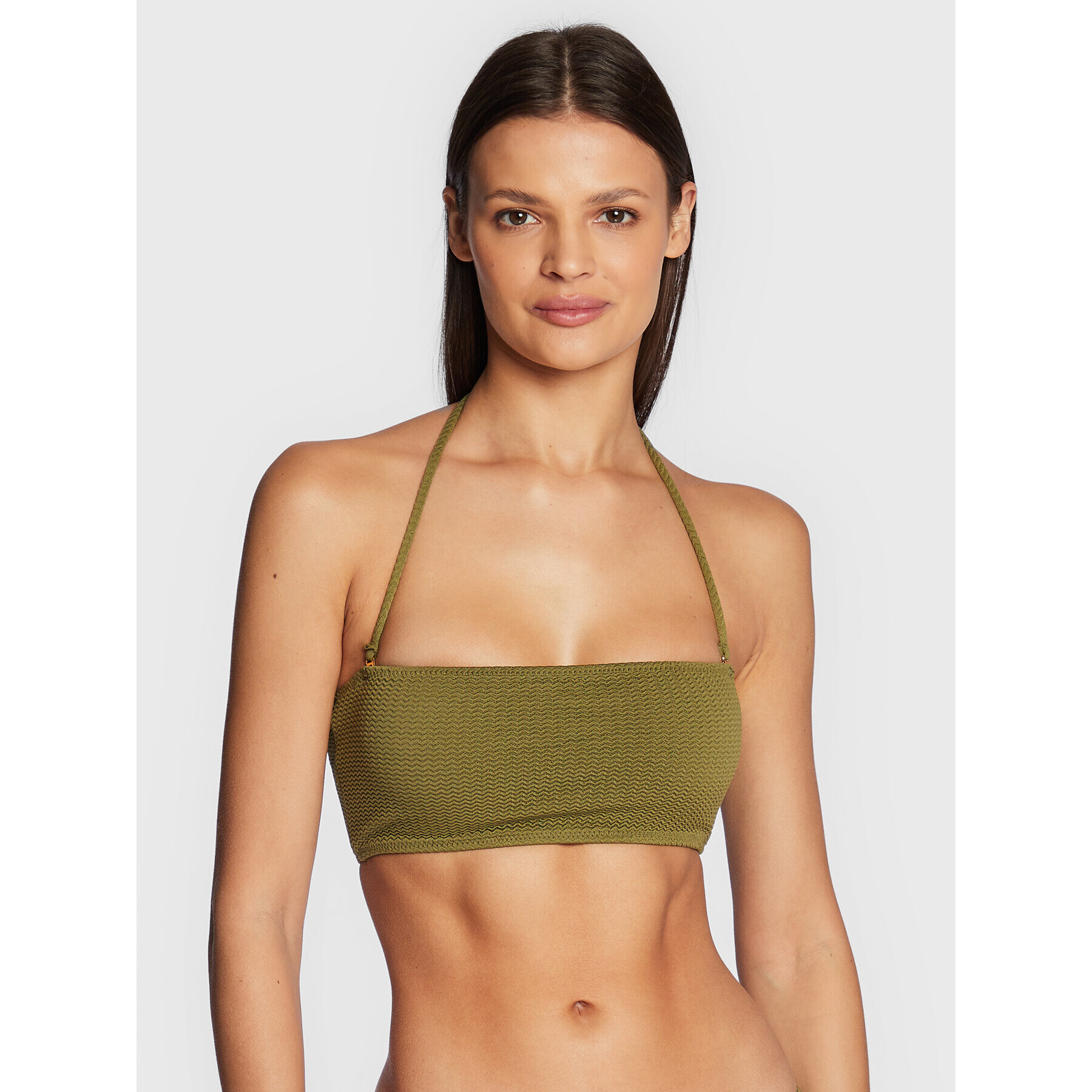 Seafolly Bikini partea de sus SeaDive 31034-861 Verde - Pled.ro