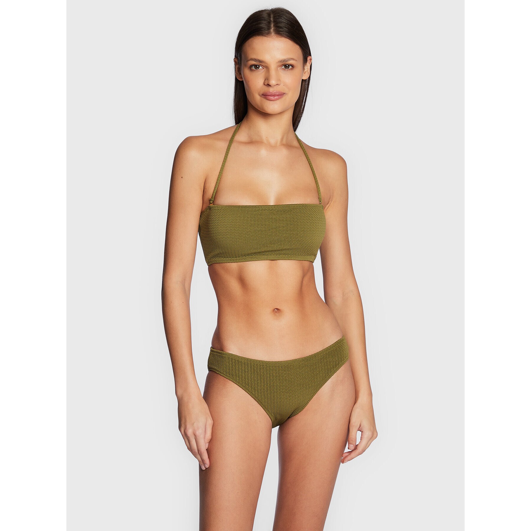 Seafolly Bikini partea de sus SeaDive 31034-861 Verde - Pled.ro