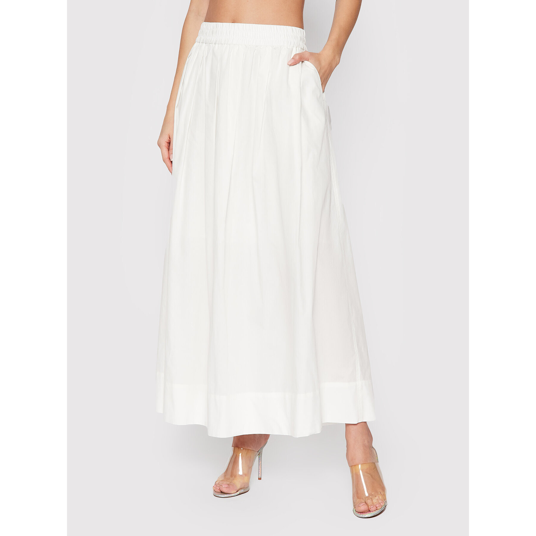 Seafolly Fustă maxi Sunday 54600-SK Alb Relaxed Fit - Pled.ro