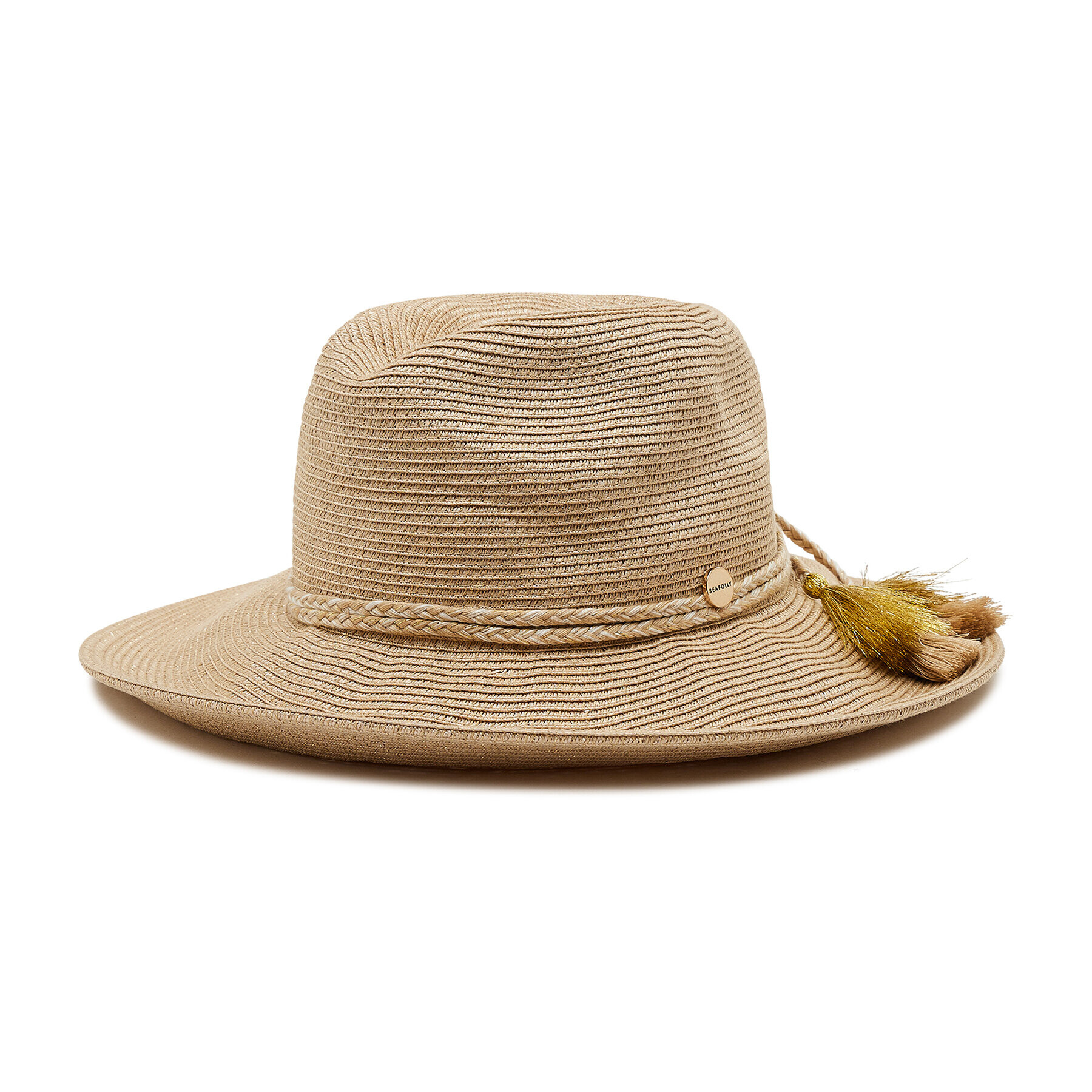 Seafolly Pălărie Shady Lady Collapsible Fedora 71299-HT Bej - Pled.ro