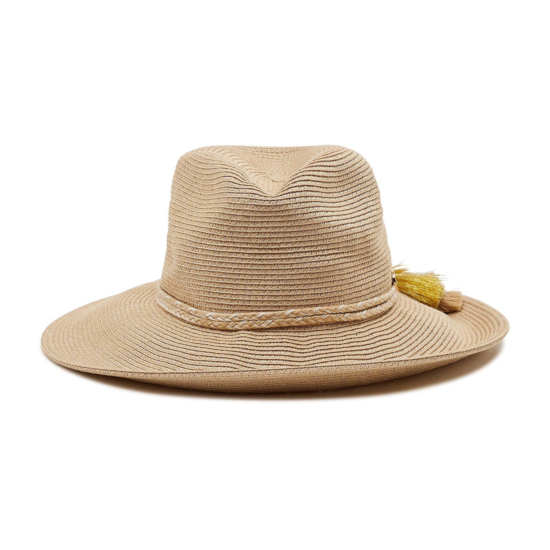 Seafolly Pălărie Shady Lady Collapsible Fedora 71299-HT Bej - Pled.ro