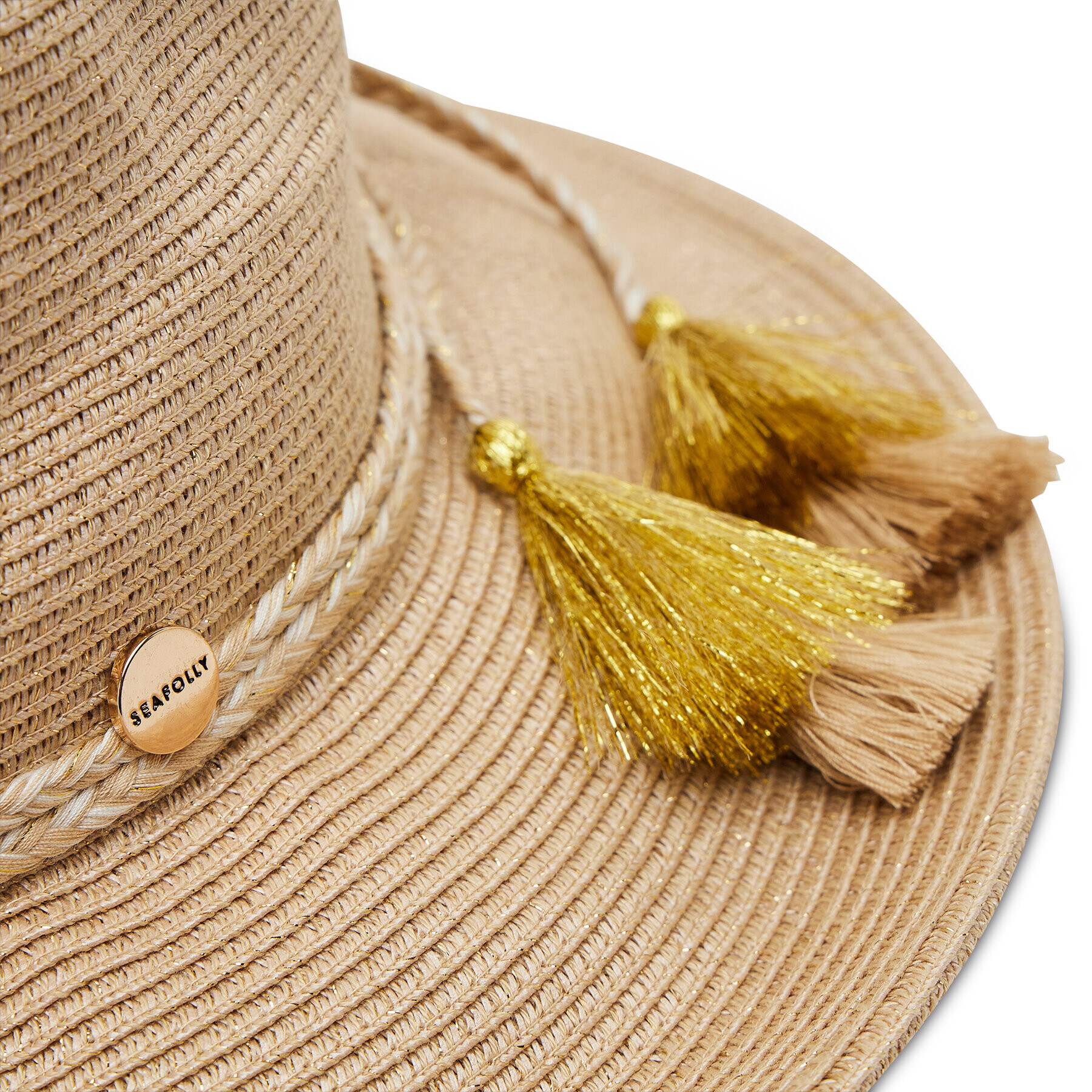 Seafolly Pălărie Shady Lady Collapsible Fedora 71299-HT Bej - Pled.ro