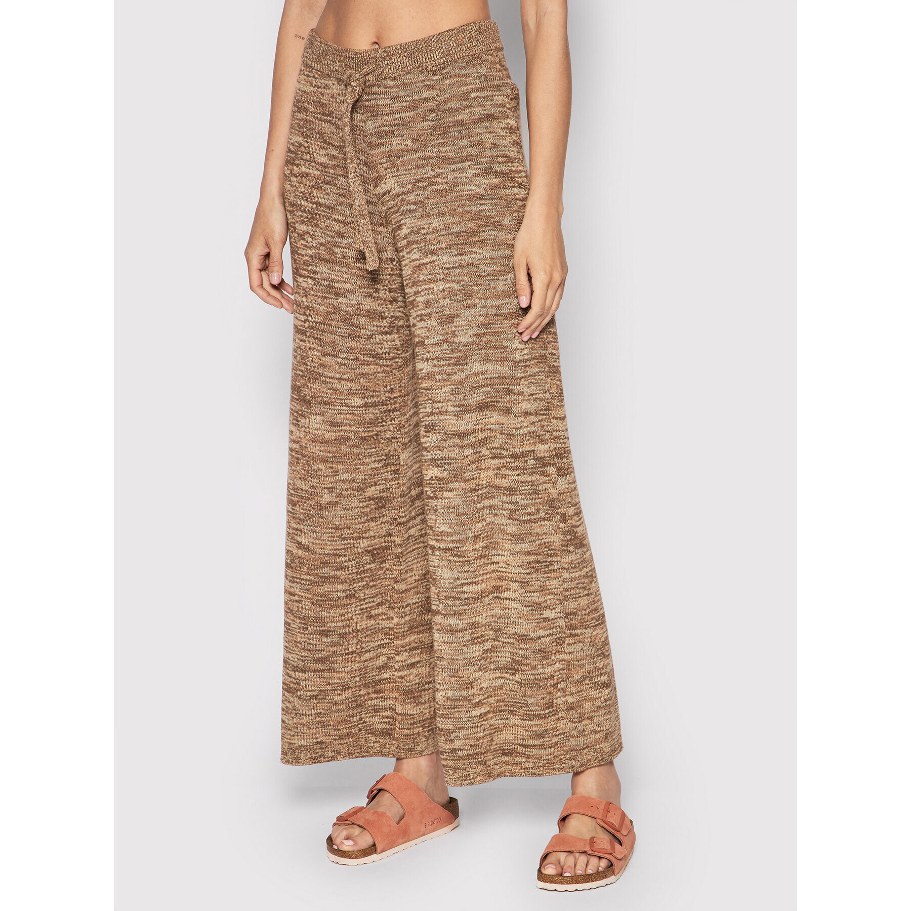 Seafolly Pantaloni tricotați Maple Knit 54728-KN Maro Relaxed Fit - Pled.ro