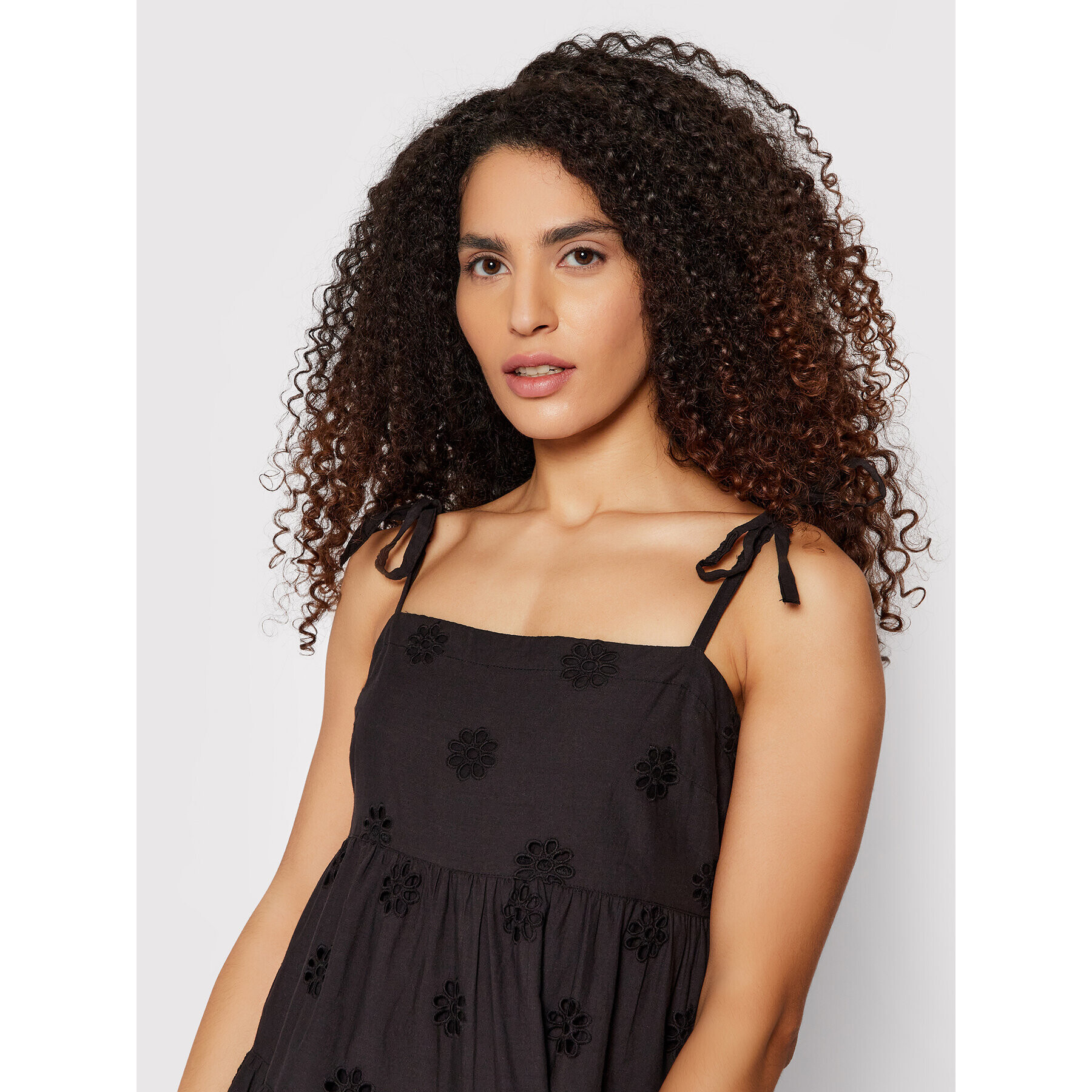 Seafolly Rochie de vară Embroidery Tier 54657-DR Negru Regular Fit - Pled.ro