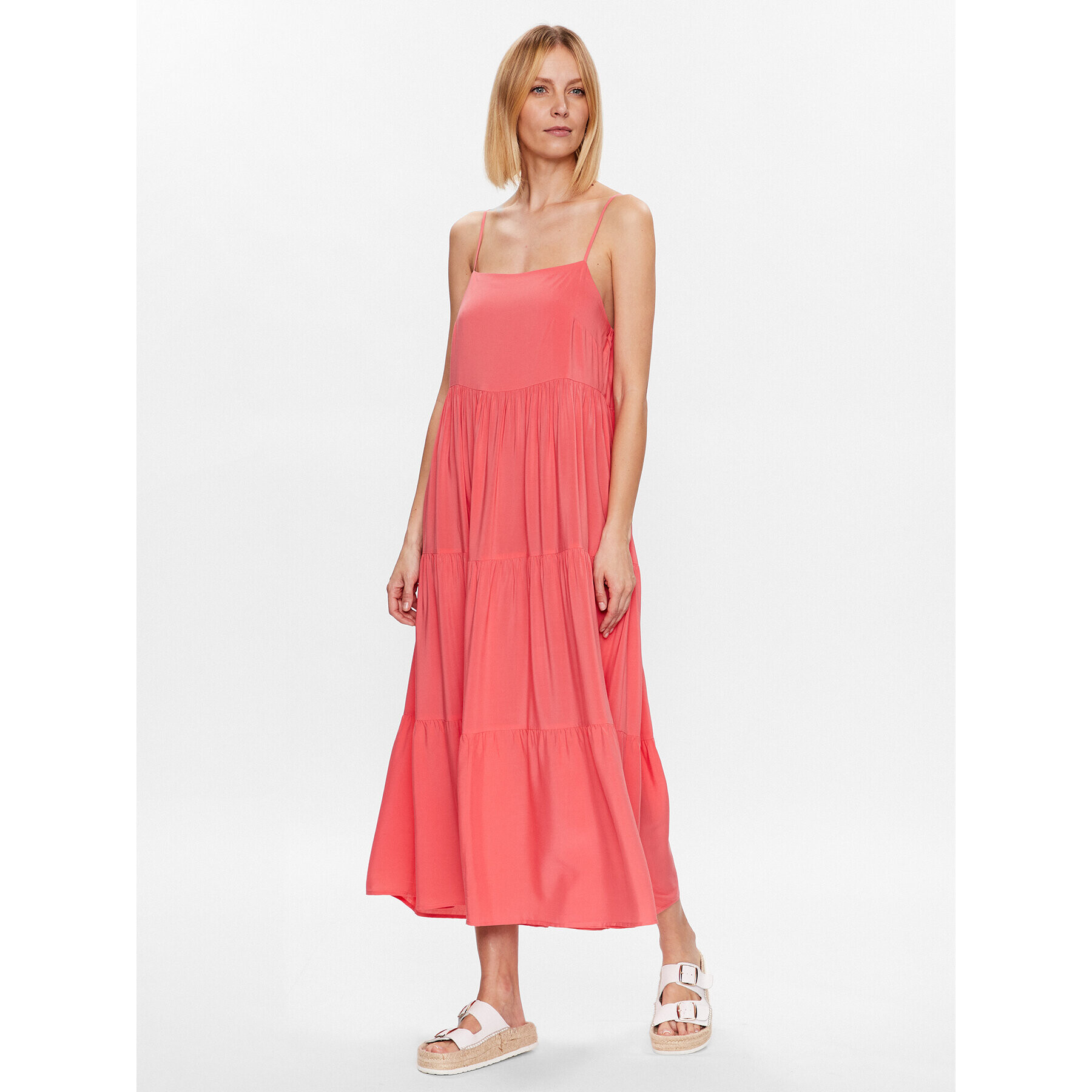 Seafolly Rochie de vară Weekend 54663-DR Coral Relaxed Fit - Pled.ro