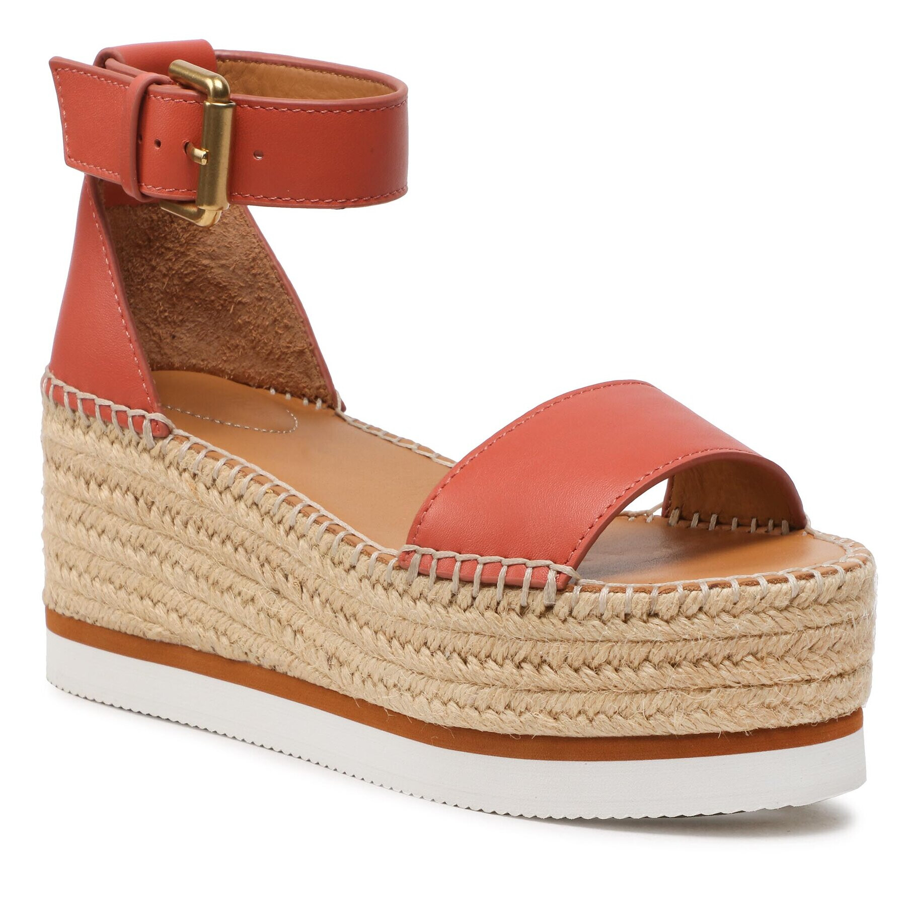 See By Chloé Espadrile SB32201A Coral - Pled.ro