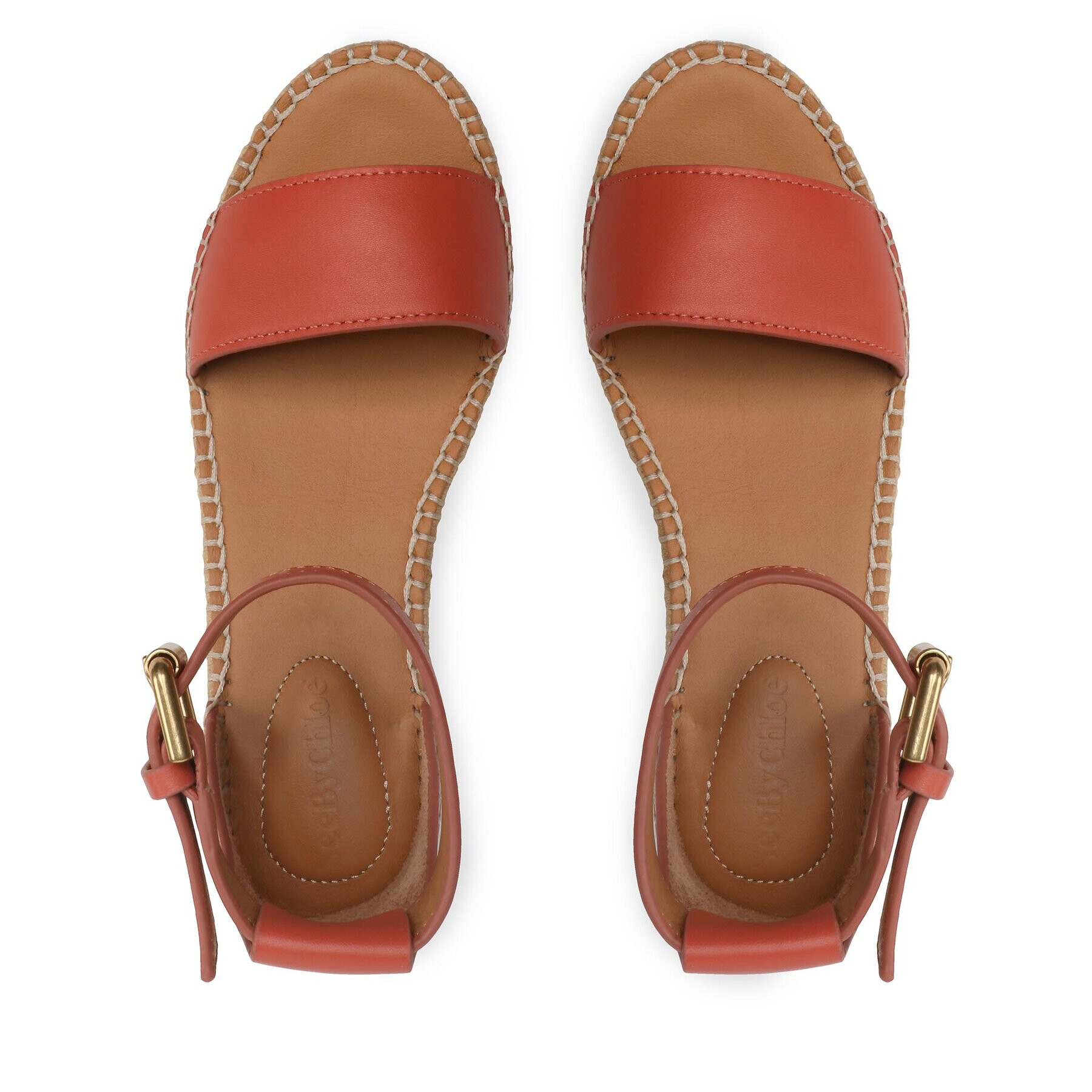 See By Chloé Espadrile SB32201A Coral - Pled.ro