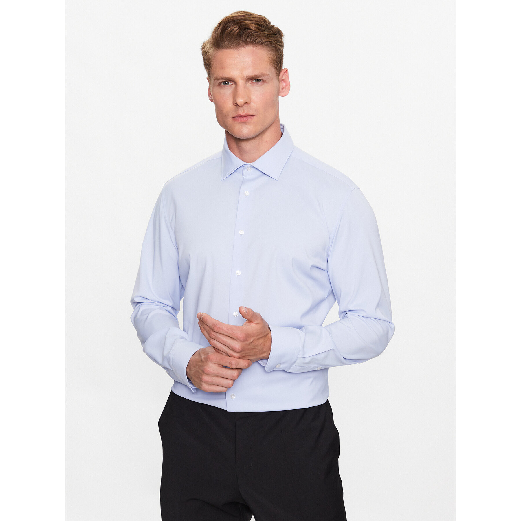 Seidensticker Cămașă 01.641180 Albastru Slim Fit - Pled.ro