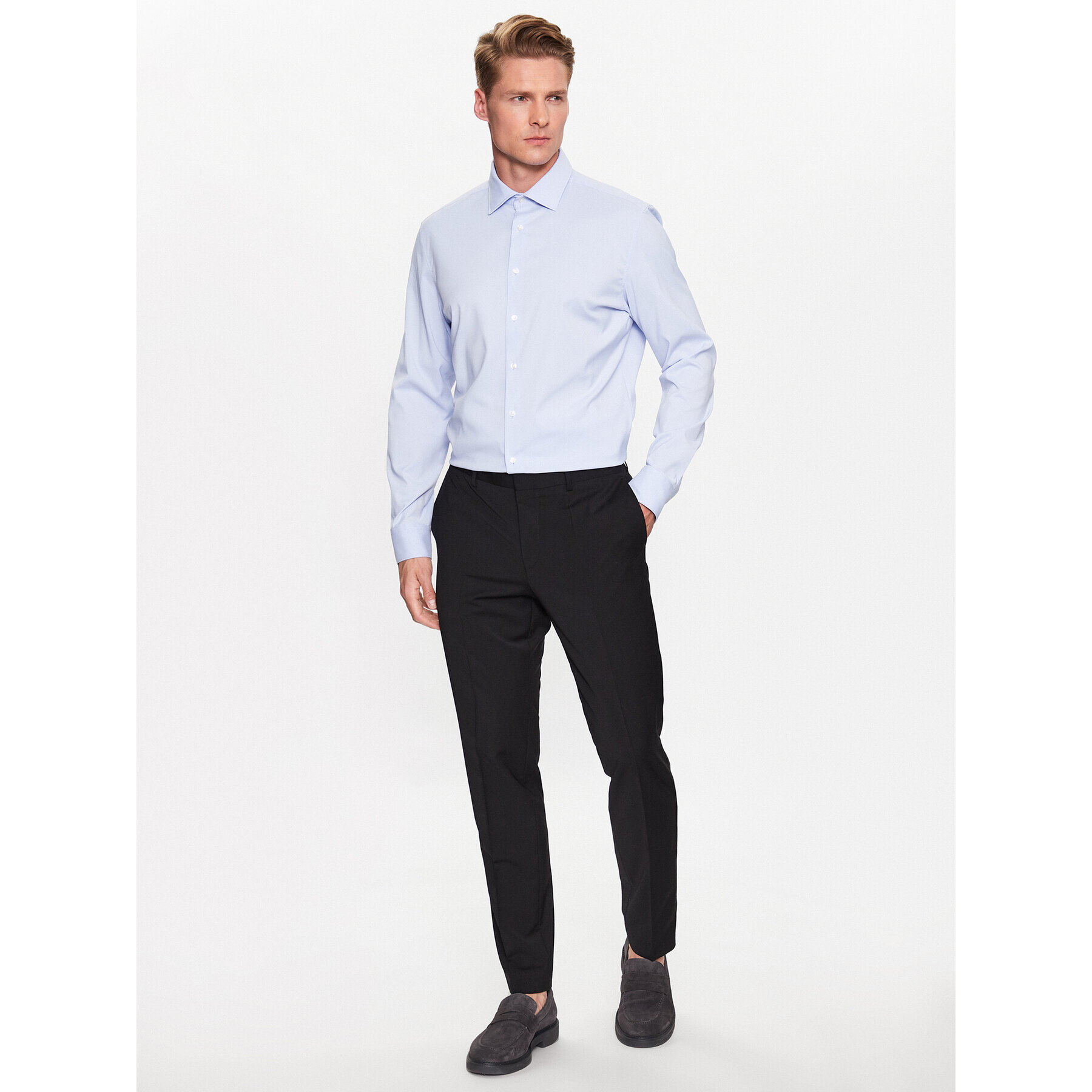 Seidensticker Cămașă 01.641180 Albastru Slim Fit - Pled.ro