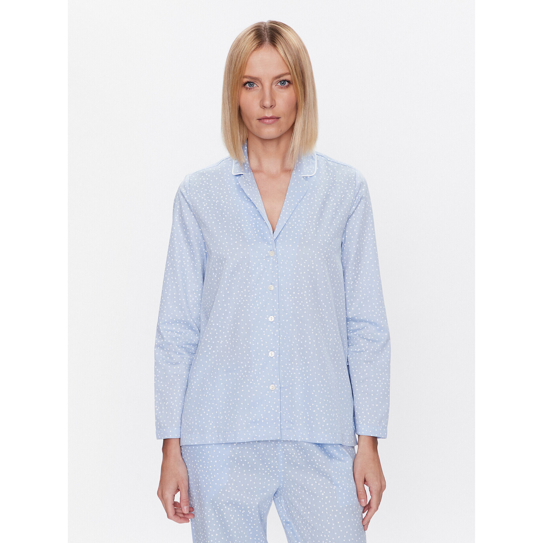 Seidensticker Cămașă pijama Classic Pajama Top Galben Straight Fit - Pled.ro