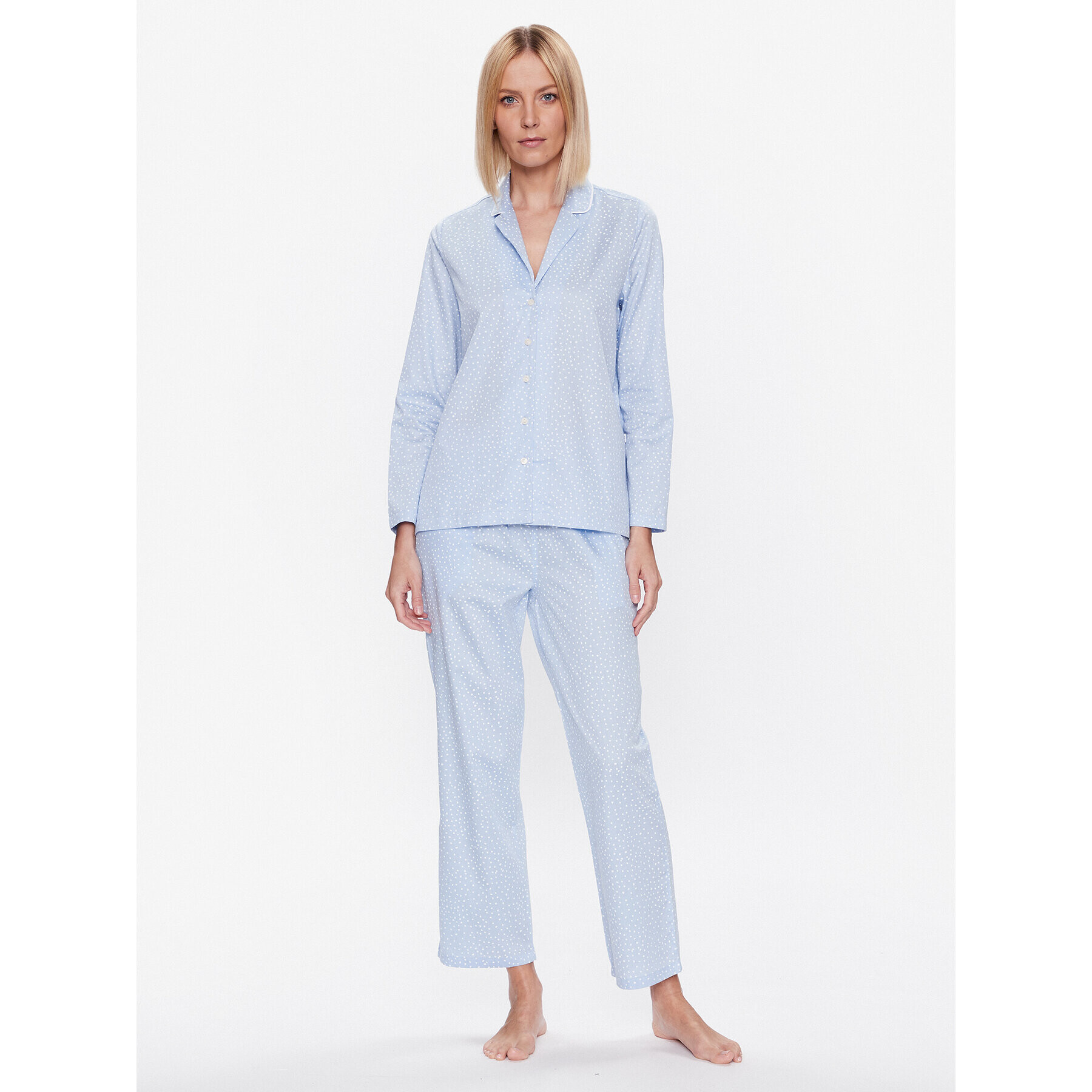 Seidensticker Cămașă pijama Classic Pajama Top Galben Straight Fit - Pled.ro