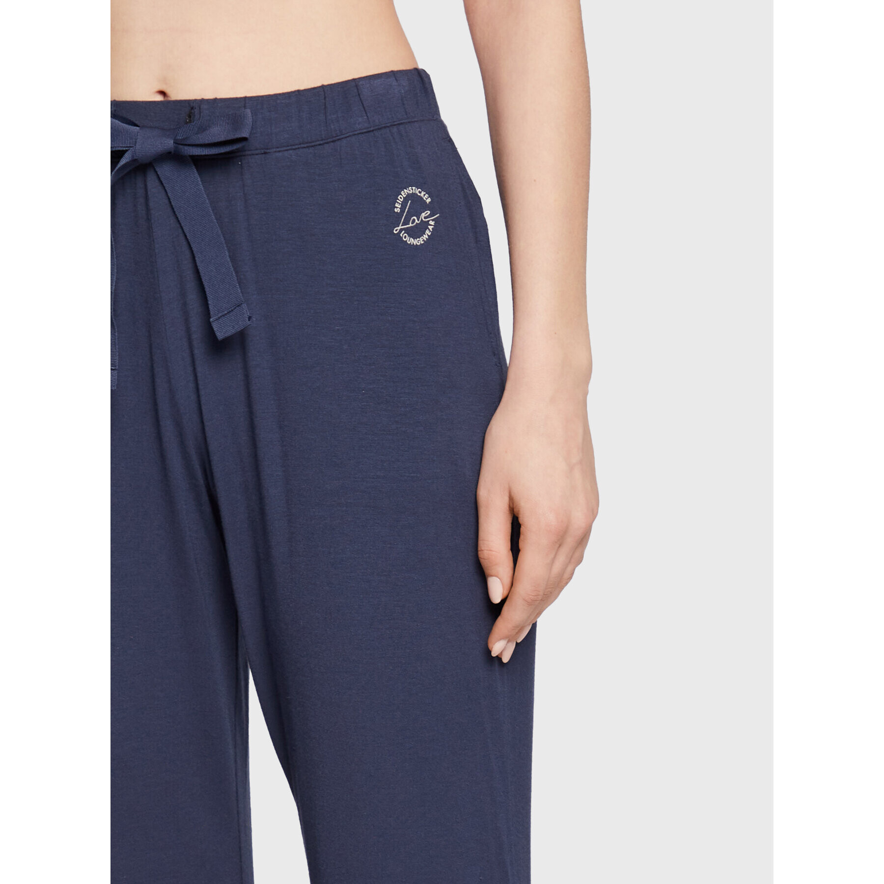 Seidensticker Pantaloni pijama 12.520663 Bleumarin Regular Fit - Pled.ro