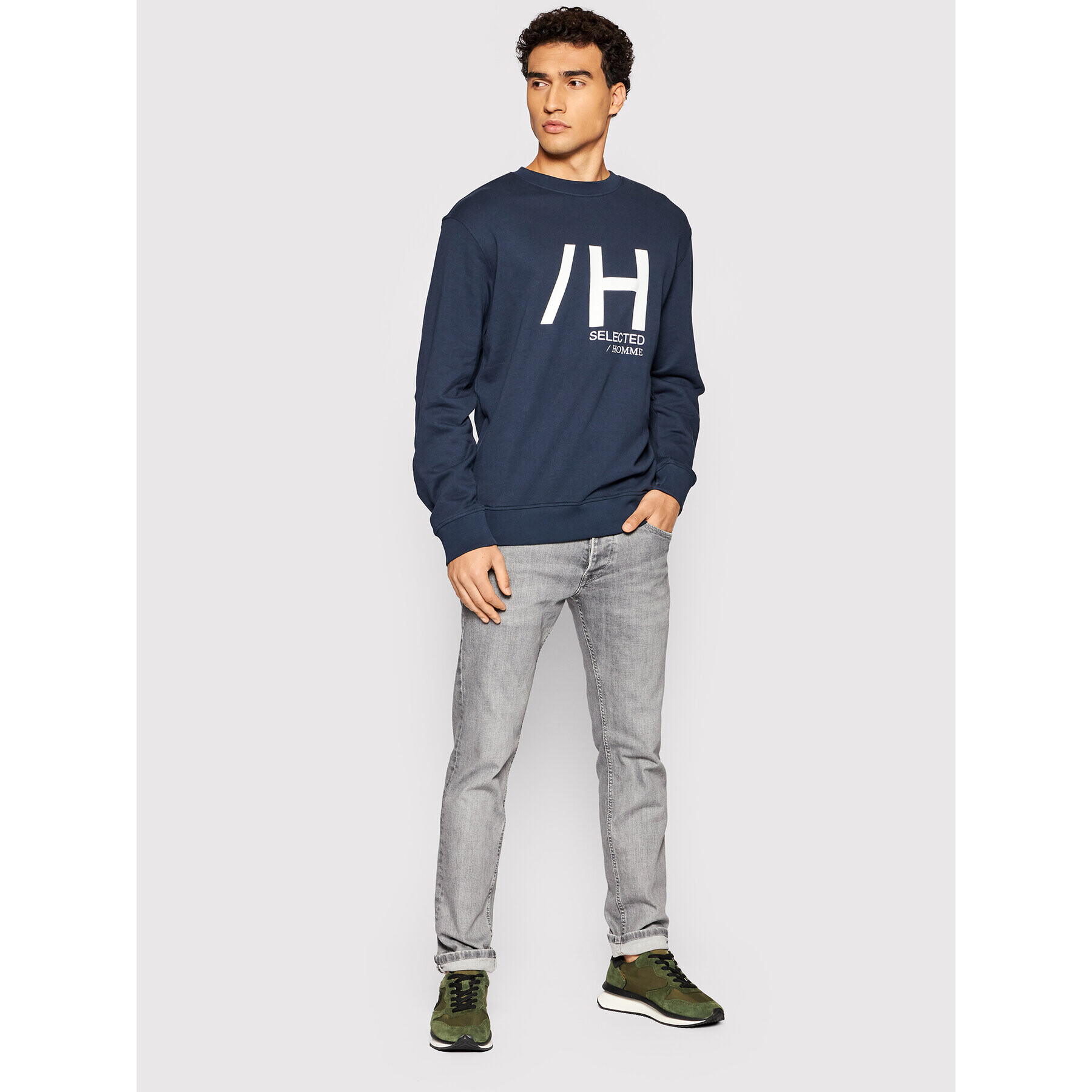 Selected Homme Bluză Madrid 16082914 Bleumarin Regular Fit - Pled.ro