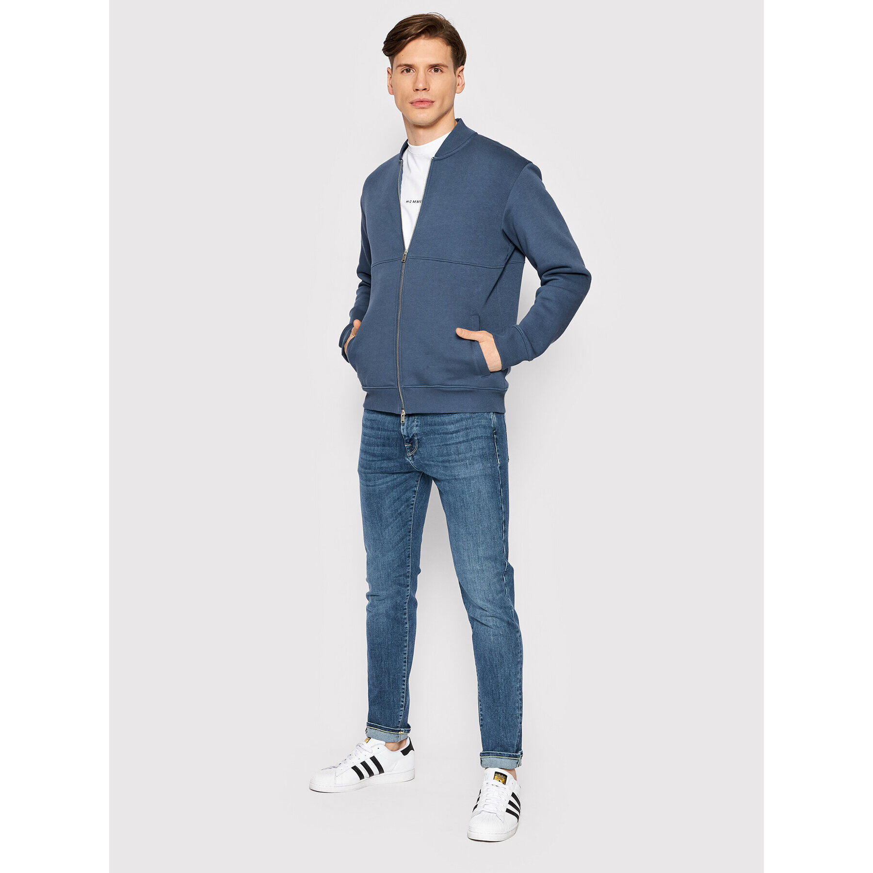 Selected Homme Bluză Noah 16083441 Albastru Relaxed Fit - Pled.ro