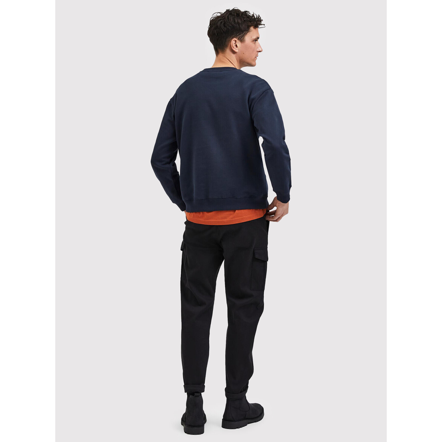 Selected Homme Bluză Welter 16085674 Bleumarin Relaxed Fit - Pled.ro